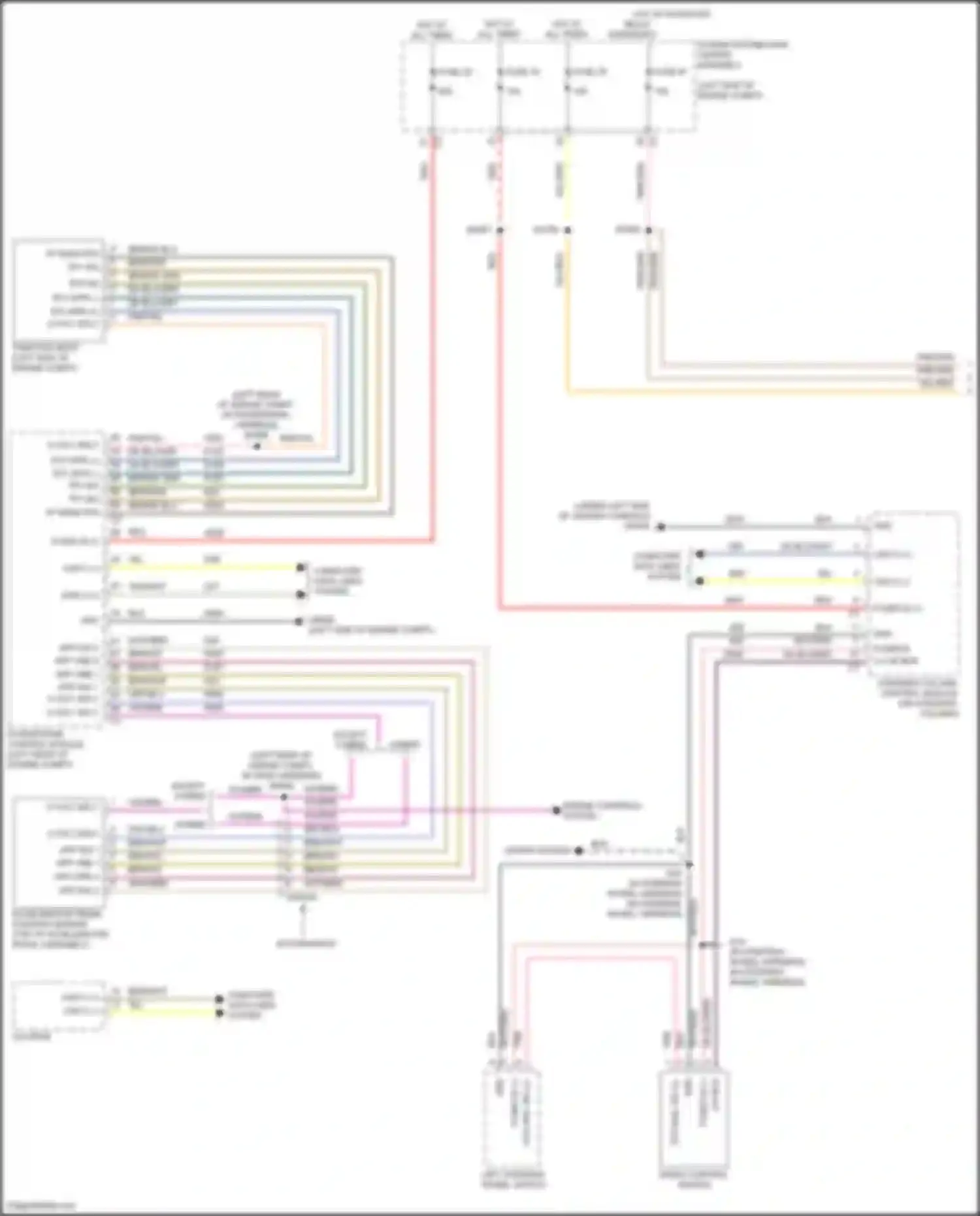 Pacifica Chrysler RU facelift (2020-2024): Cruise control circuit (1 of 2)