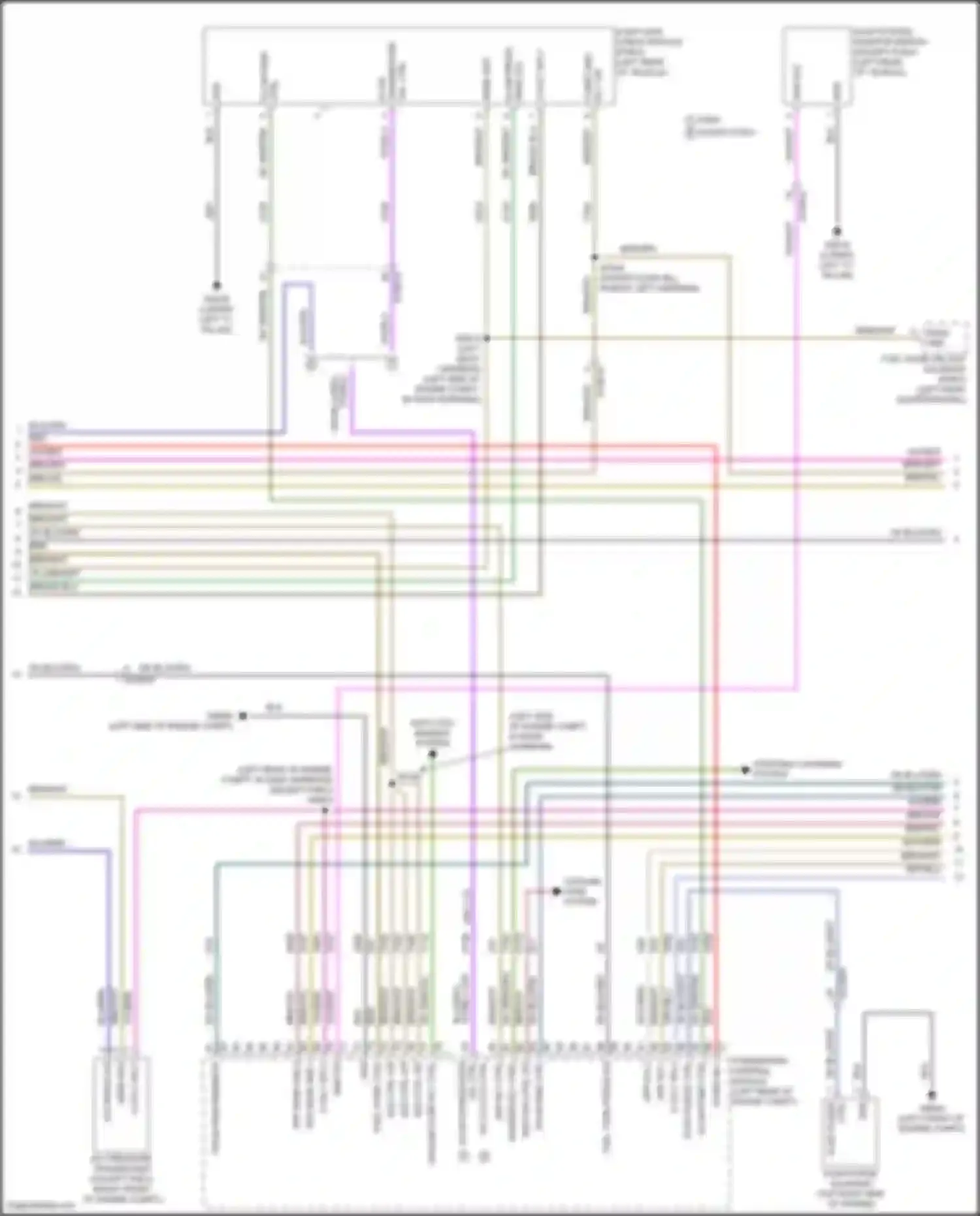 Pacifica Chrysler RU facelift (2020-2024): Wiring diagram engine performance 3.6l hybrid, engine controls circuit (2 of 7)