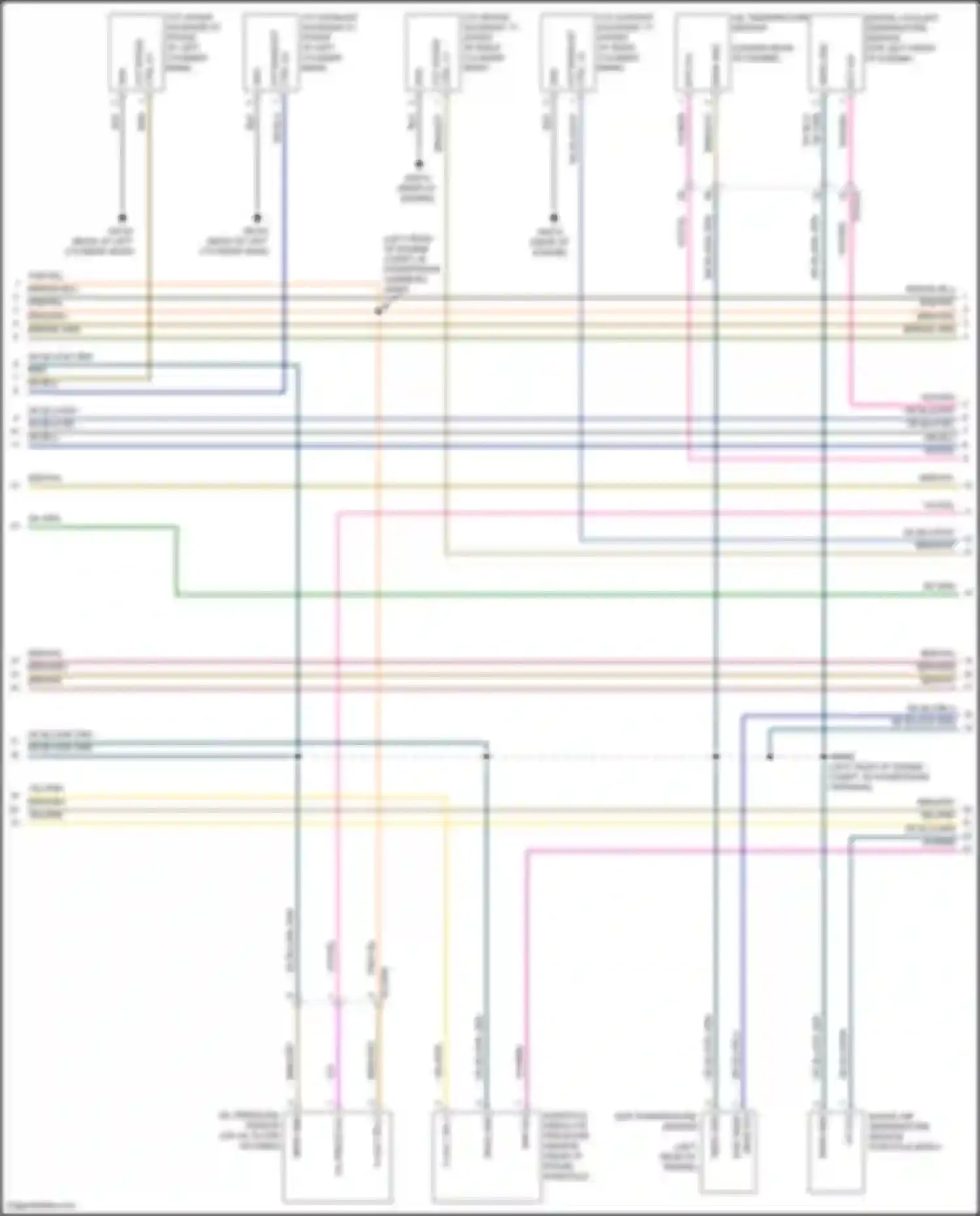 Pacifica Chrysler RU facelift (2020-2024): Wiring diagram engine performance 3.6l hybrid, engine controls circuit (5 of 7)