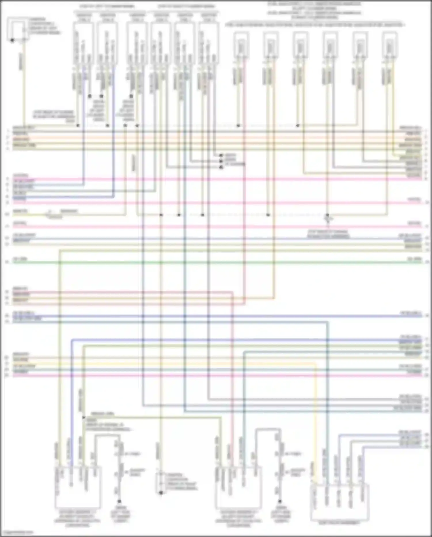 Pacifica Chrysler RU facelift (2020-2024): Wiring diagram engine performance 3.6l hybrid, engine controls circuit (6 of 7)