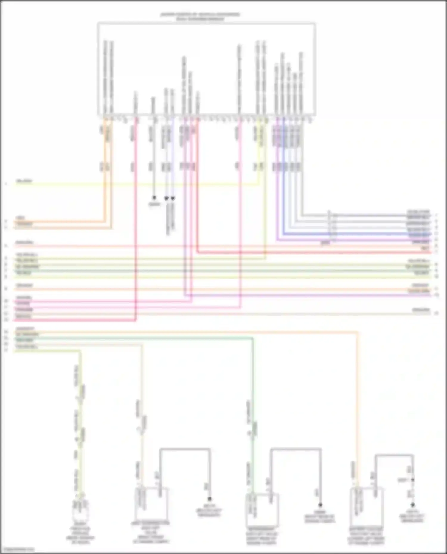 Pacifica Chrysler RU facelift (2020-2024): Wiring diagram engine performance 3.6l hybrid, hybrid system circuit (5 of 7)