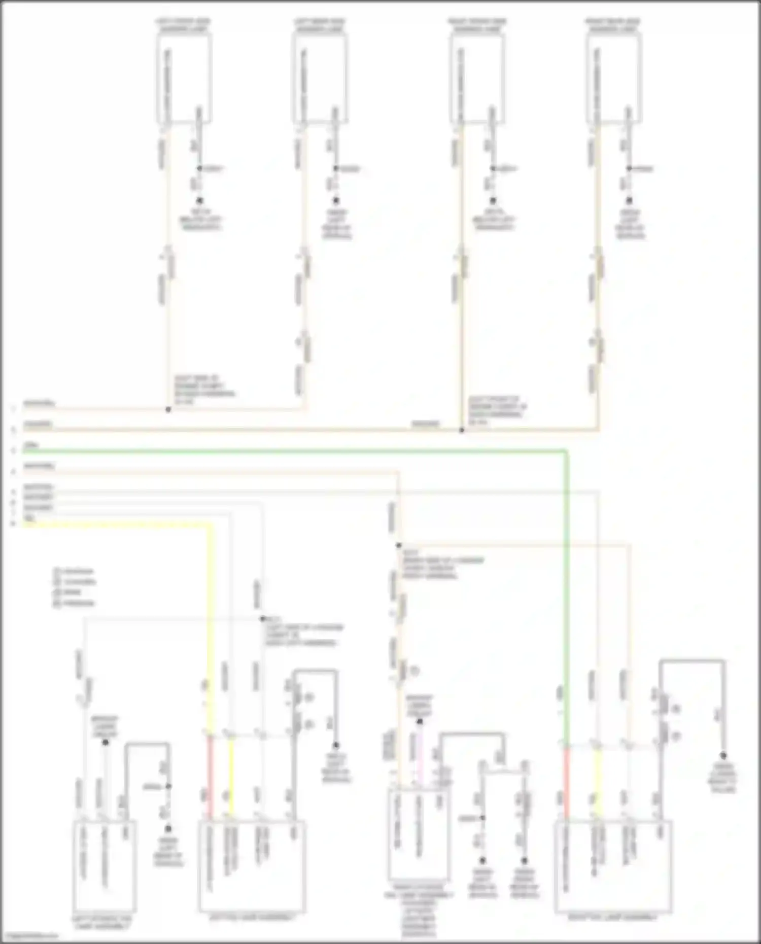 Pacifica Chrysler RU facelift (2020-2024): Exterior lamps circuit, base (3 of 3)