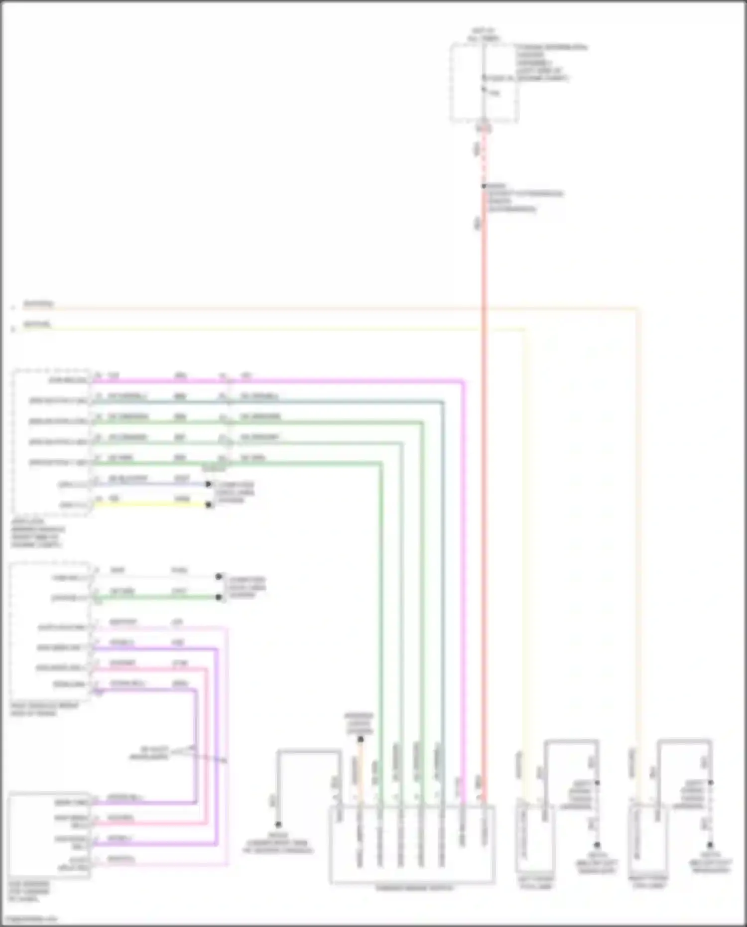Pacifica Chrysler RU facelift (2020-2024): Headlights circuit, premium (2 of 2)