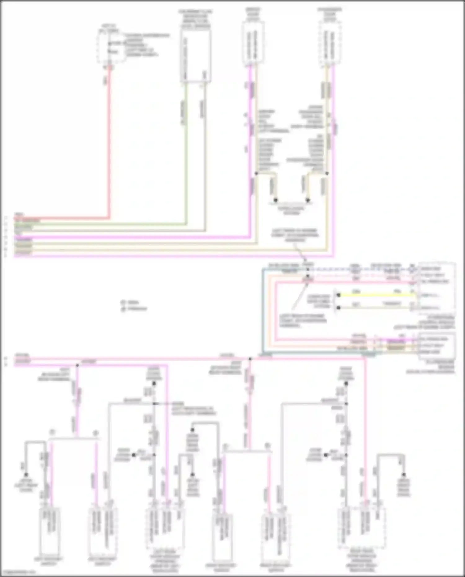 Pacifica Chrysler RU facelift (2020-2024): Instrument cluster circuit (2 of 2)