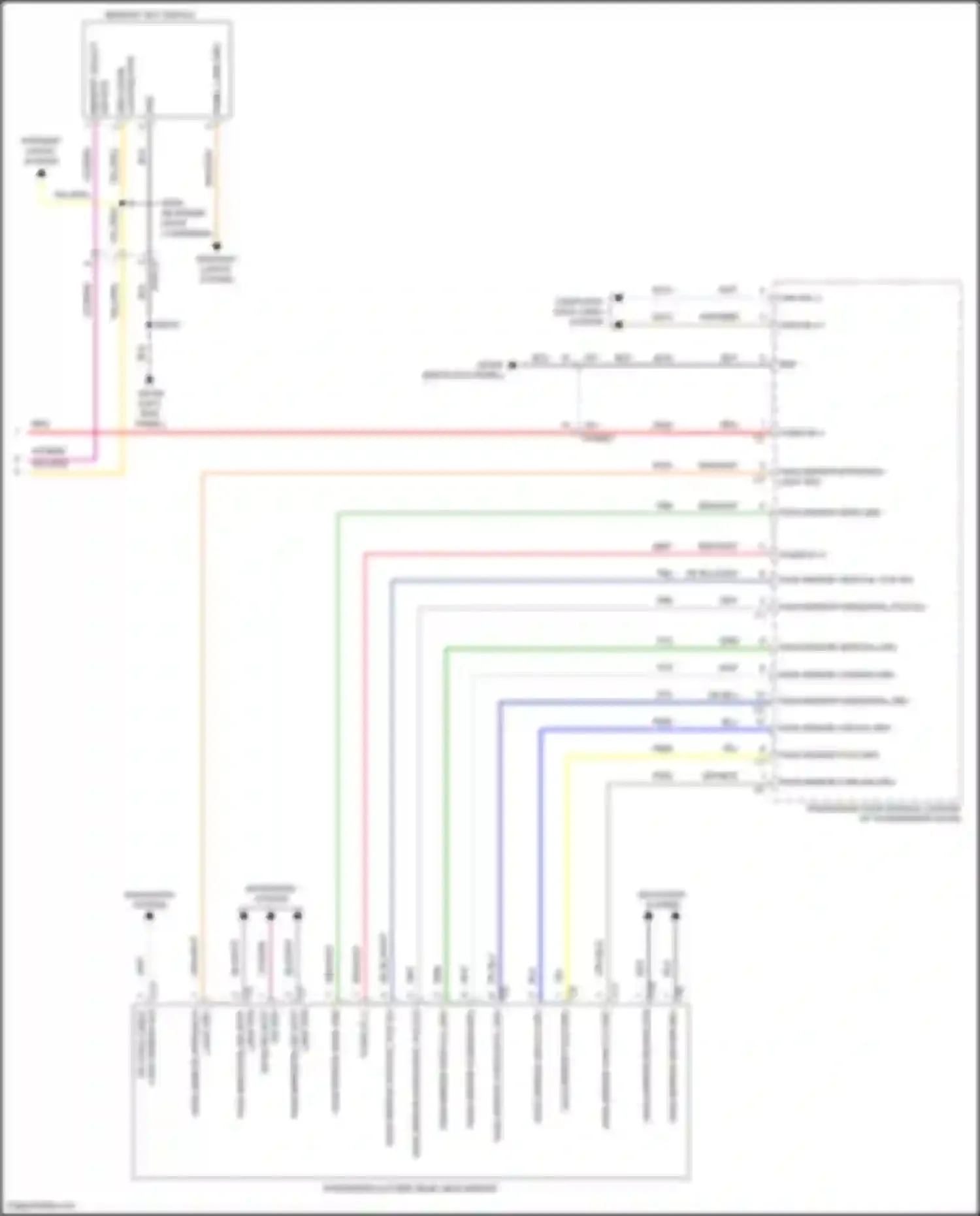 Pacifica Chrysler RU facelift (2020-2024): Memory mirrors circuit (2 of 2)