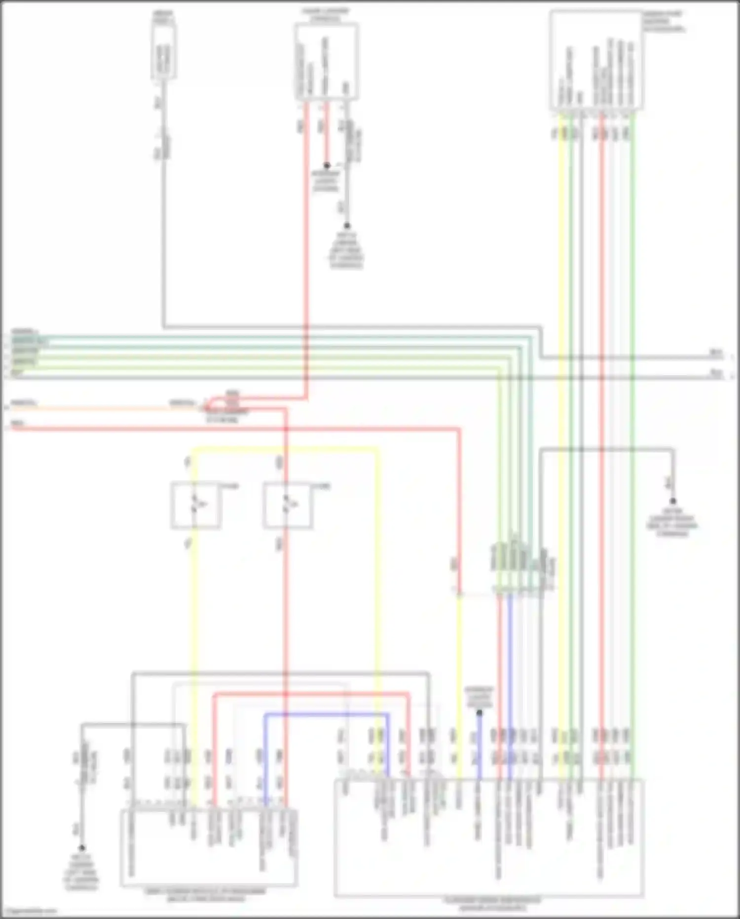 Pacifica Chrysler RU facelift (2020-2024): Navigation circuit, base (3 of 4)