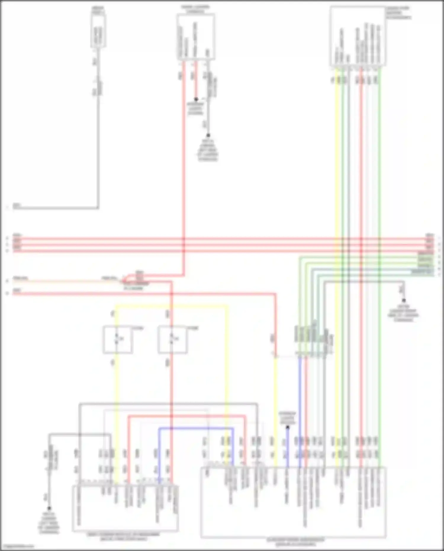 Pacifica Chrysler RU facelift (2020-2024): Navigation circuit, premium 1 (3 of 6)