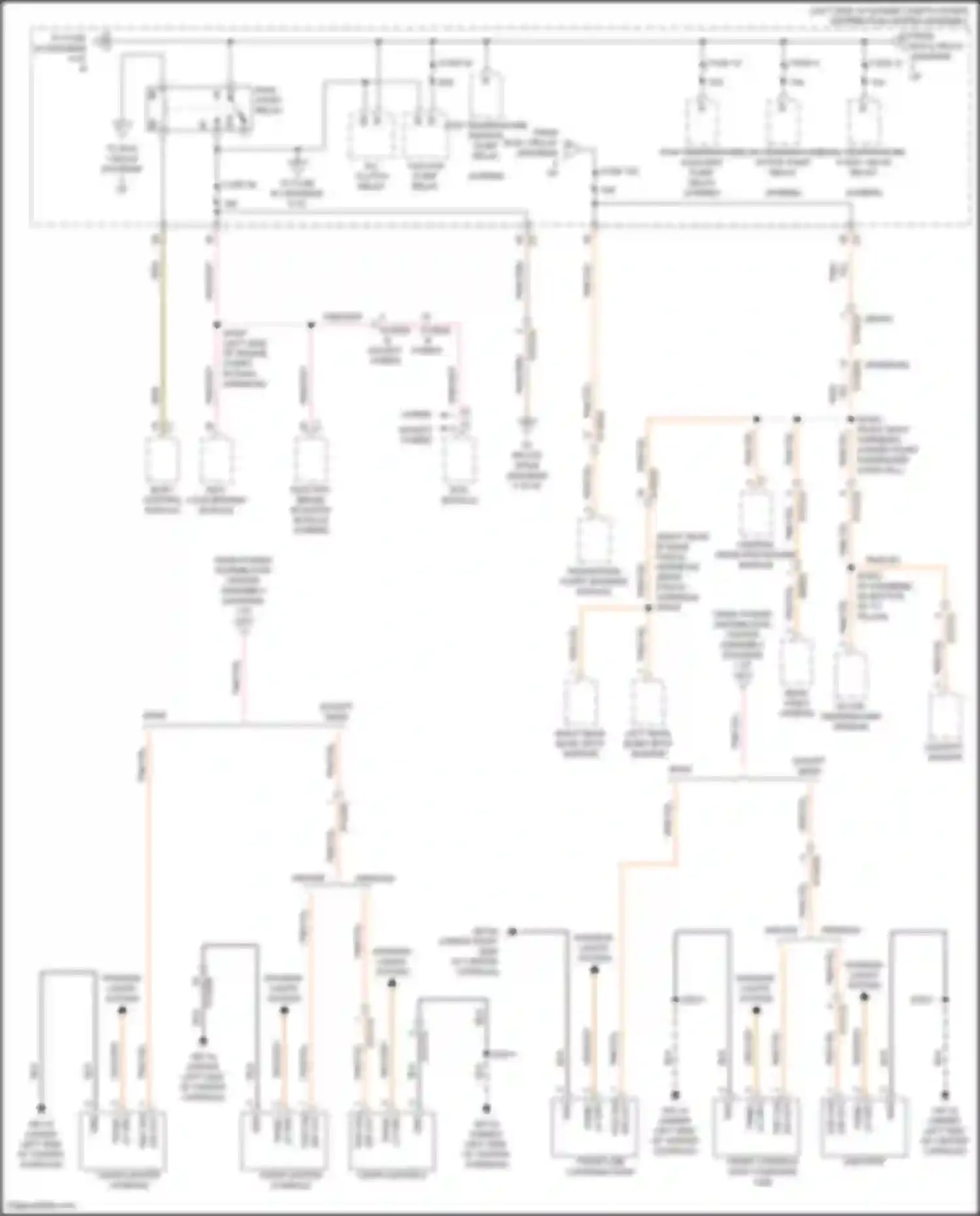 Pacifica Chrysler RU facelift (2020-2024): Power distribution circuit (3 of 8)