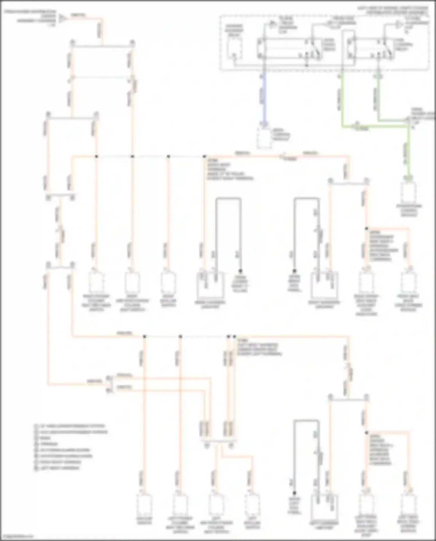Pacifica Chrysler RU facelift (2020-2024): Power distribution circuit (6 of 8)
