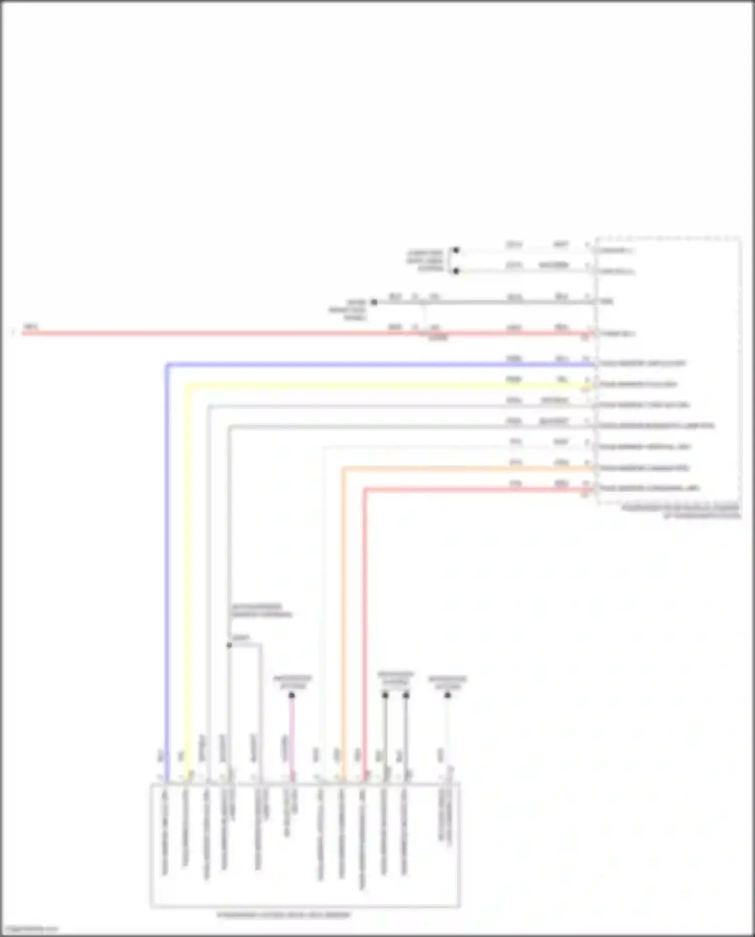 Pacifica Chrysler RU facelift (2020-2024): Power mirrors circuit, premium (2 of 2)