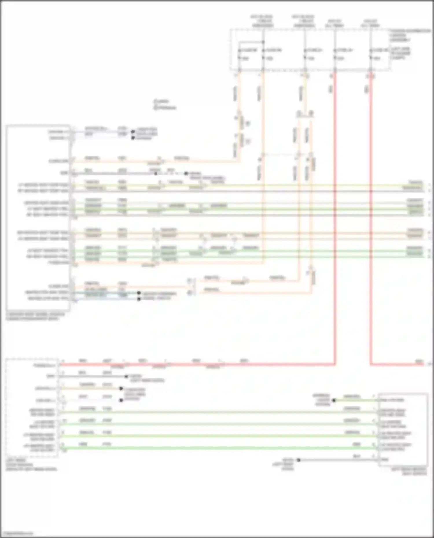 Pacifica Chrysler RU facelift (2020-2024): Heated seats circuit, w/o ventilation (1 of 2)