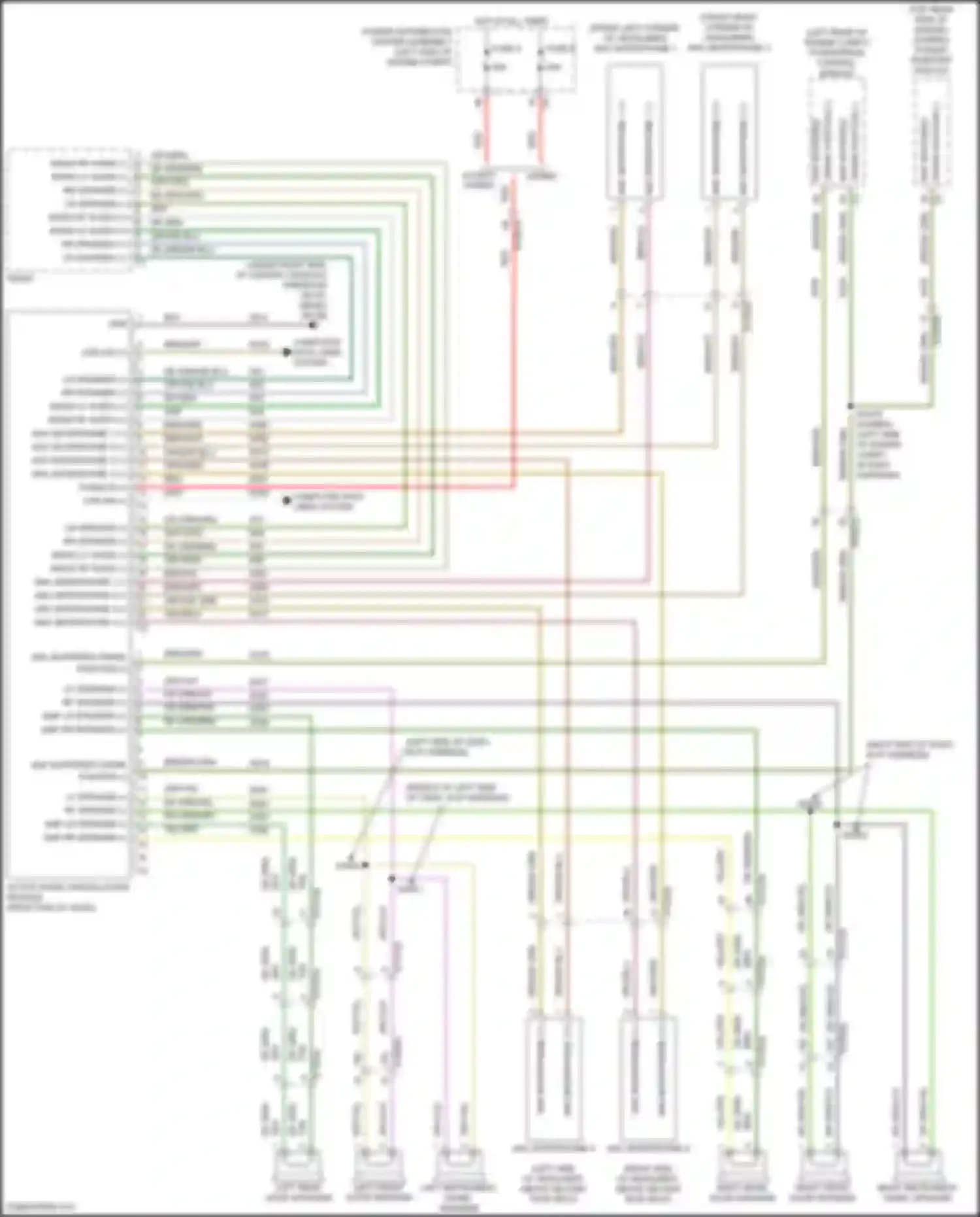 Pacifica Chrysler RU facelift (2020-2024): Active noise control circuit