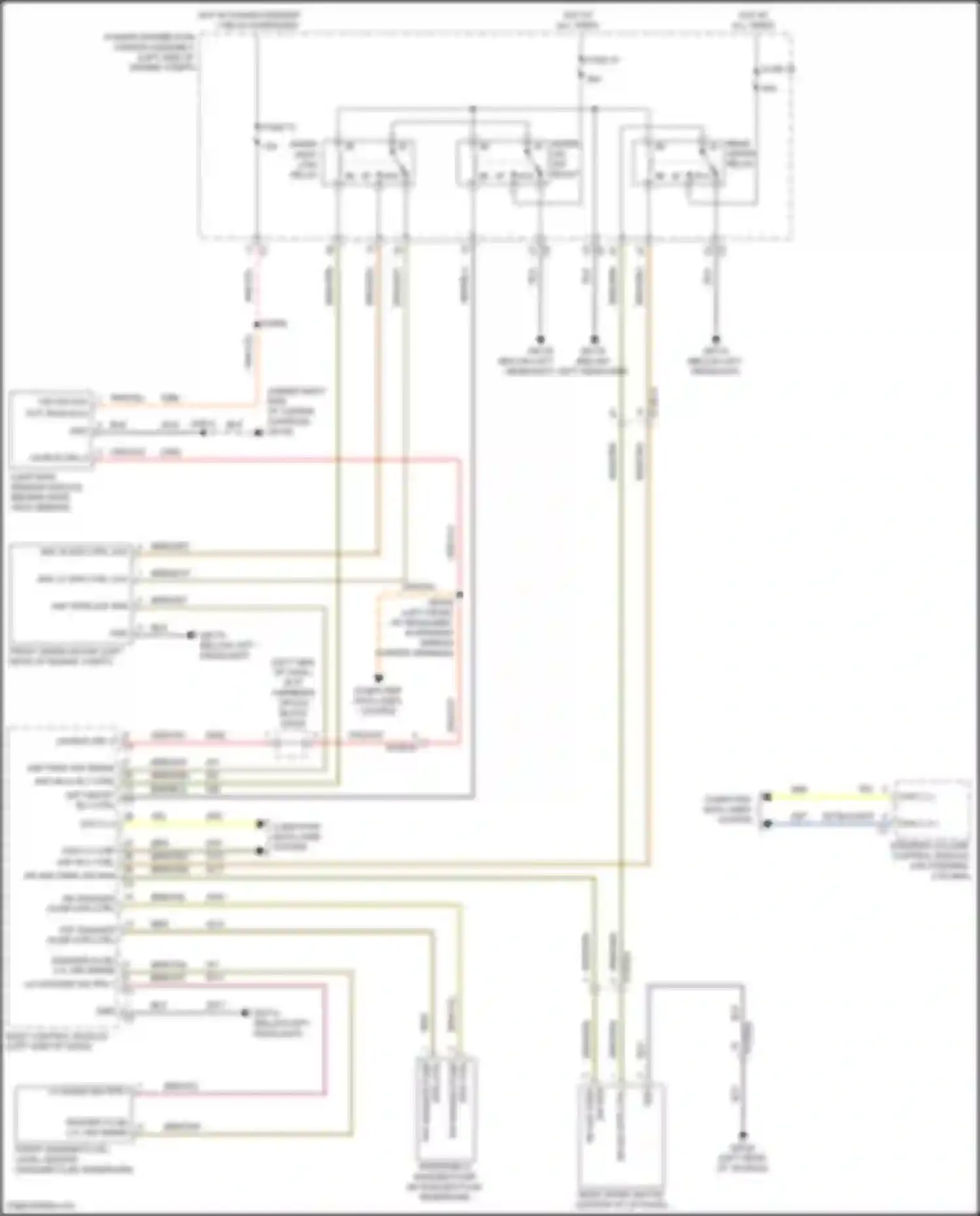 Pacifica Chrysler RU facelift (2020-2024): Wiper/washer circuit