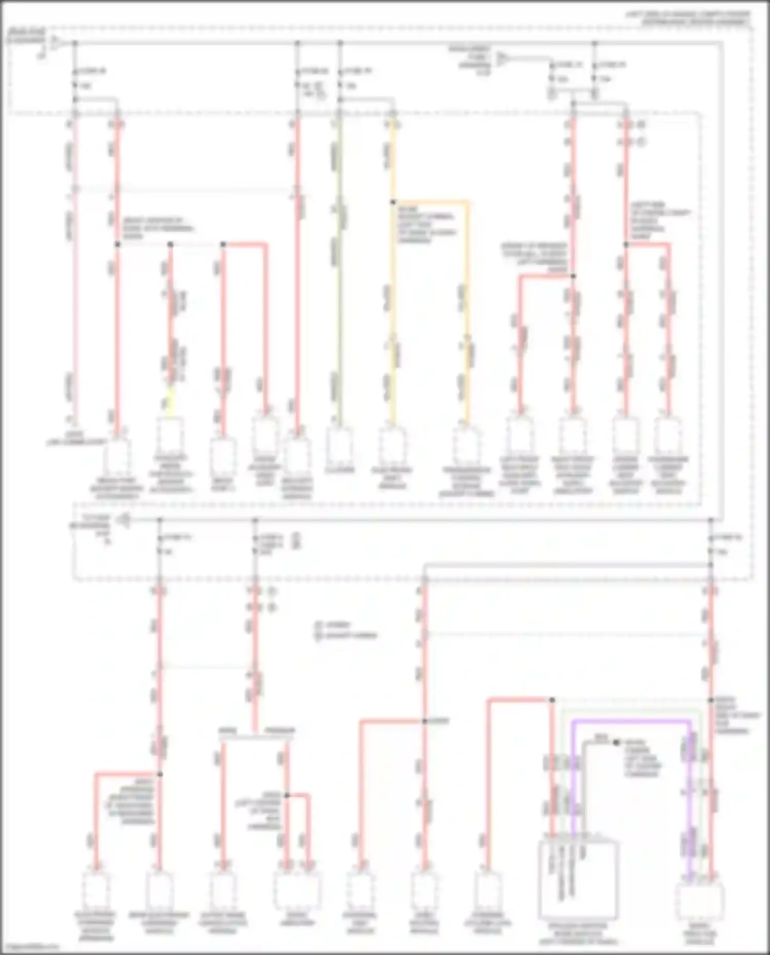 Wiring diagram active noise cancellation module for Chrysler Pacifica RU facelift (2020-2024) (5 of 5)
