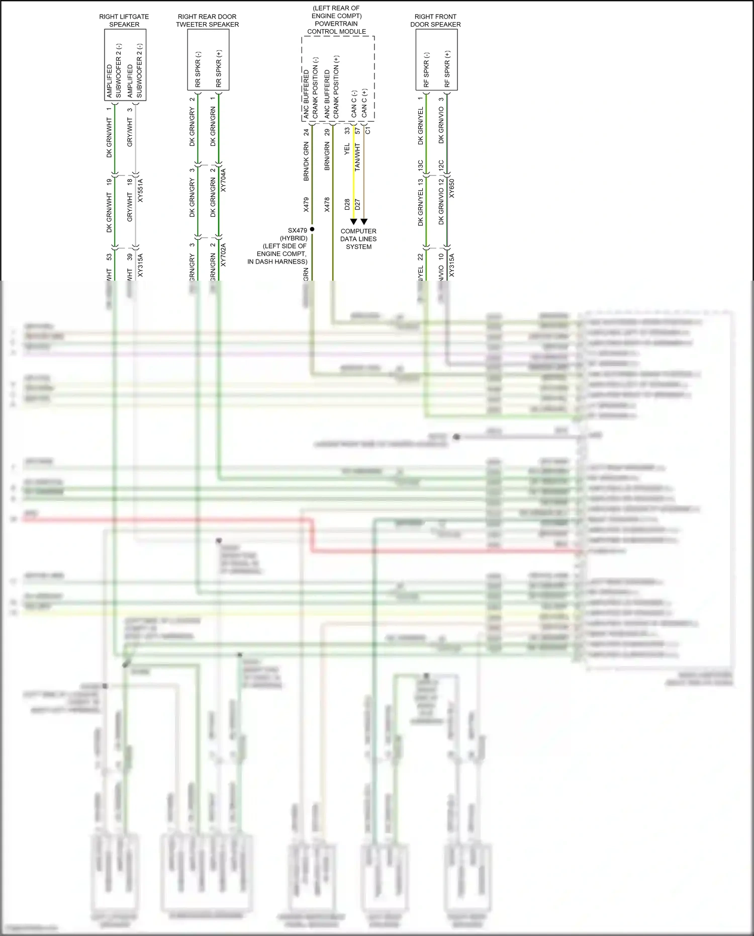Chrysler Pacifica RU facelift (2020-2024) anc buffered wiring diagram  (2 of 5)