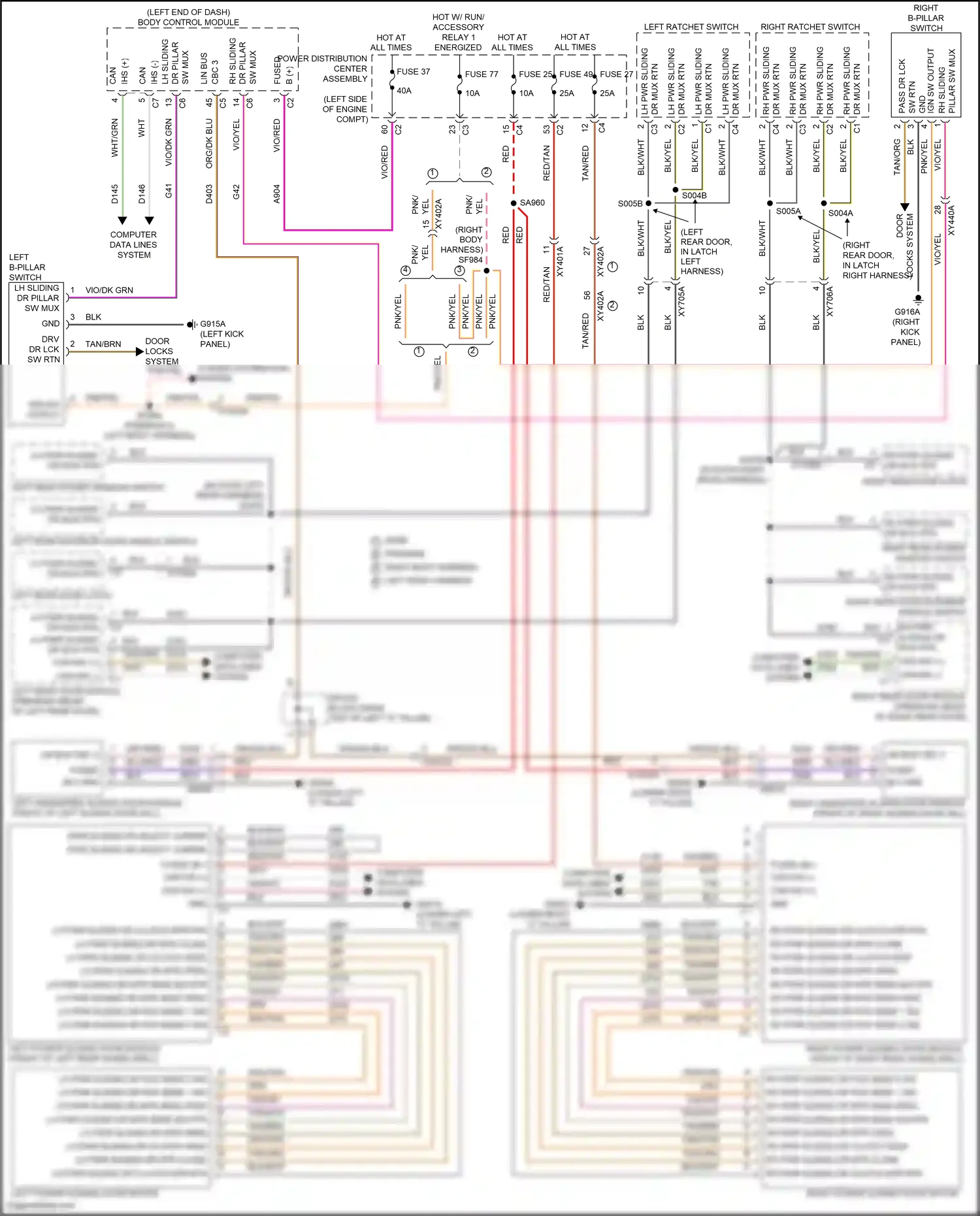 Chrysler Pacifica RU facelift (2020-2024) blk wiring diagram  (98 of 162)