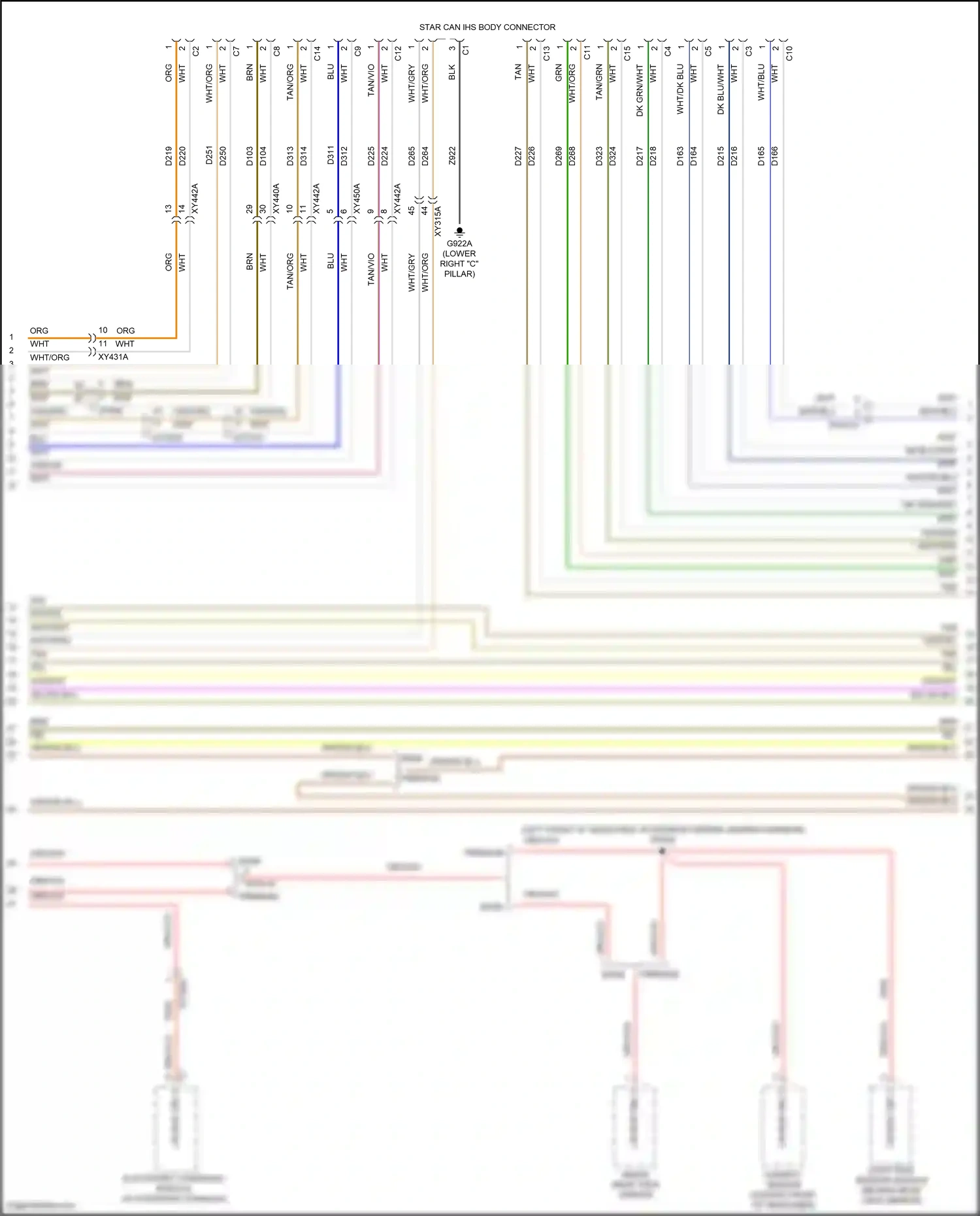 Chrysler Pacifica RU facelift (2020-2024) blk wiring diagram  (61 of 162)