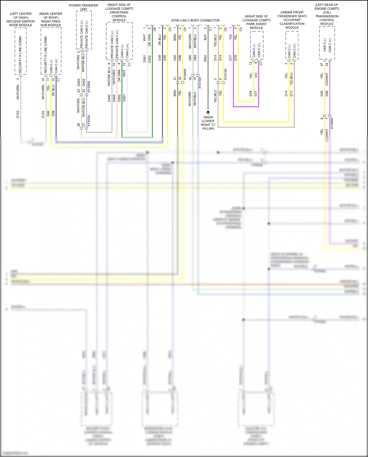 Chrysler Pacifica RU facelift (2020-2024) blk wiring diagram  (62 of 162)