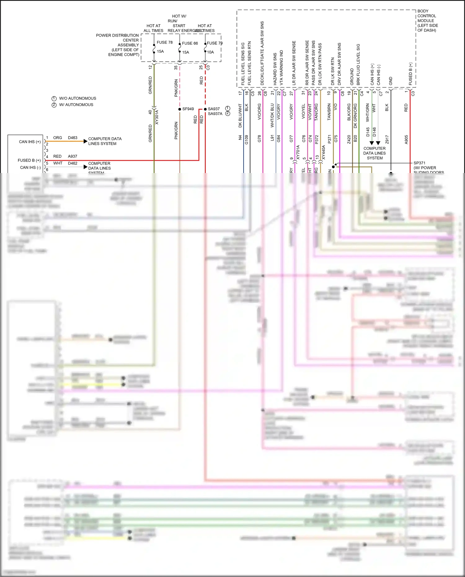 Chrysler Pacifica RU facelift (2020-2024) blk wiring diagram  (39 of 162)