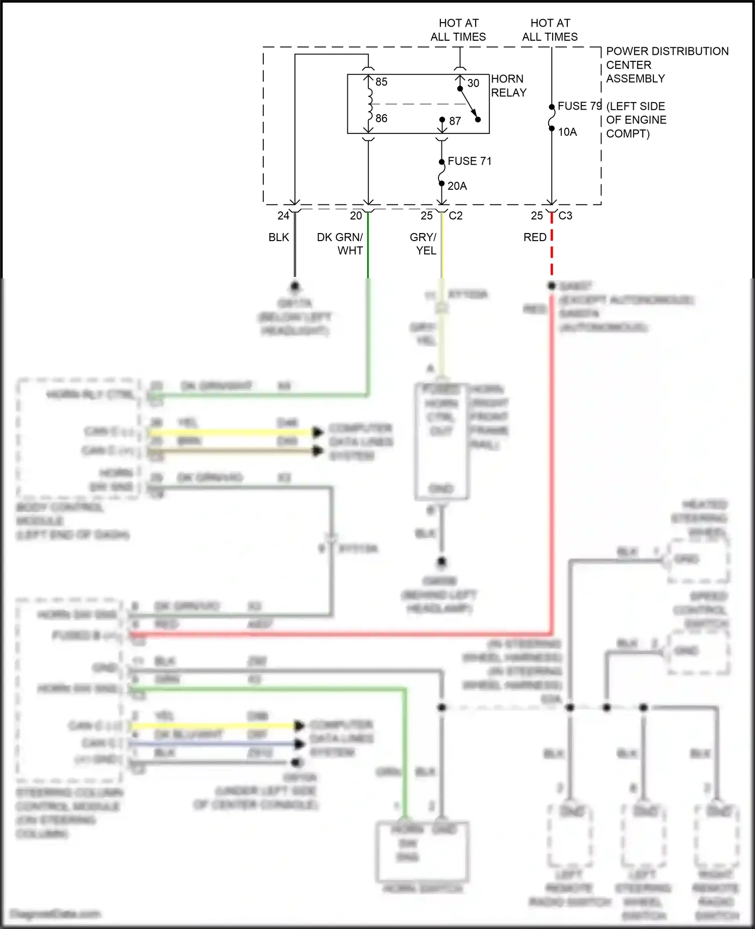 Chrysler Pacifica RU facelift (2020-2024) blk wiring diagram  (38 of 162)