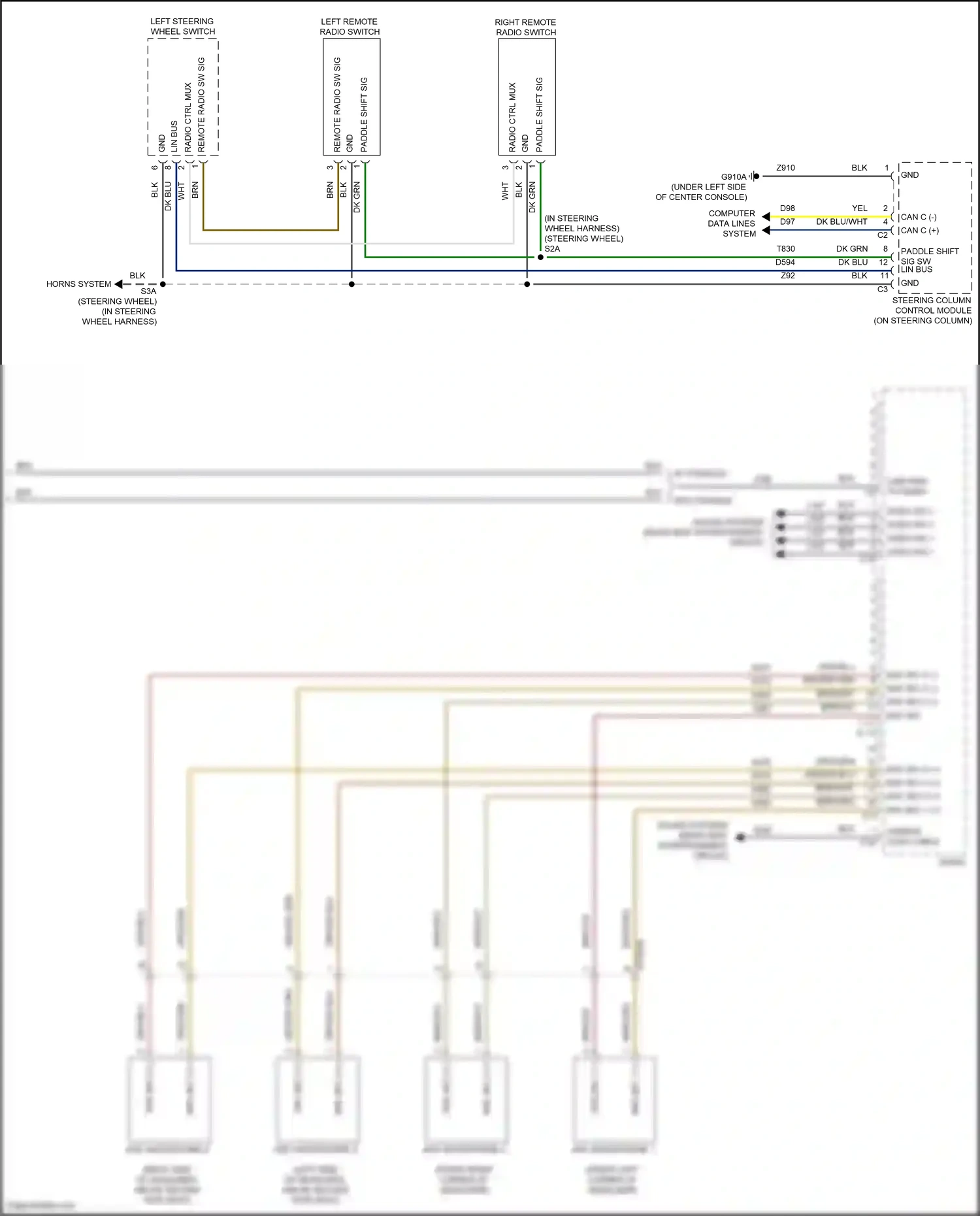Chrysler Pacifica RU facelift (2020-2024) blk wiring diagram  (84 of 162)
