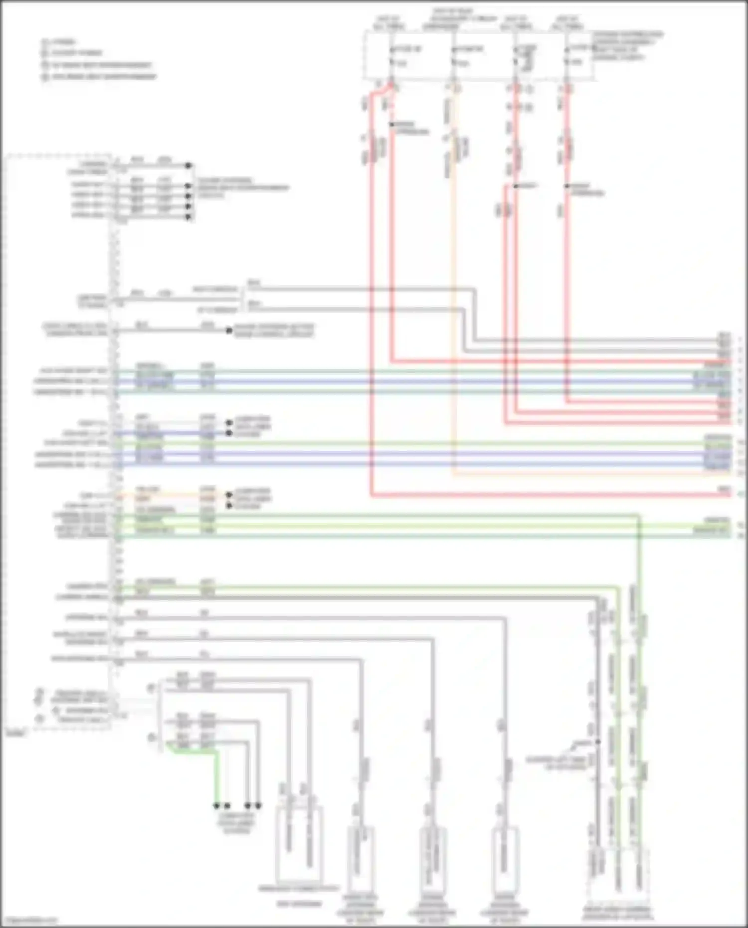 Wiring diagram except hybrid for Chrysler Pacifica RU facelift (2020-2024) (18 of 20)
