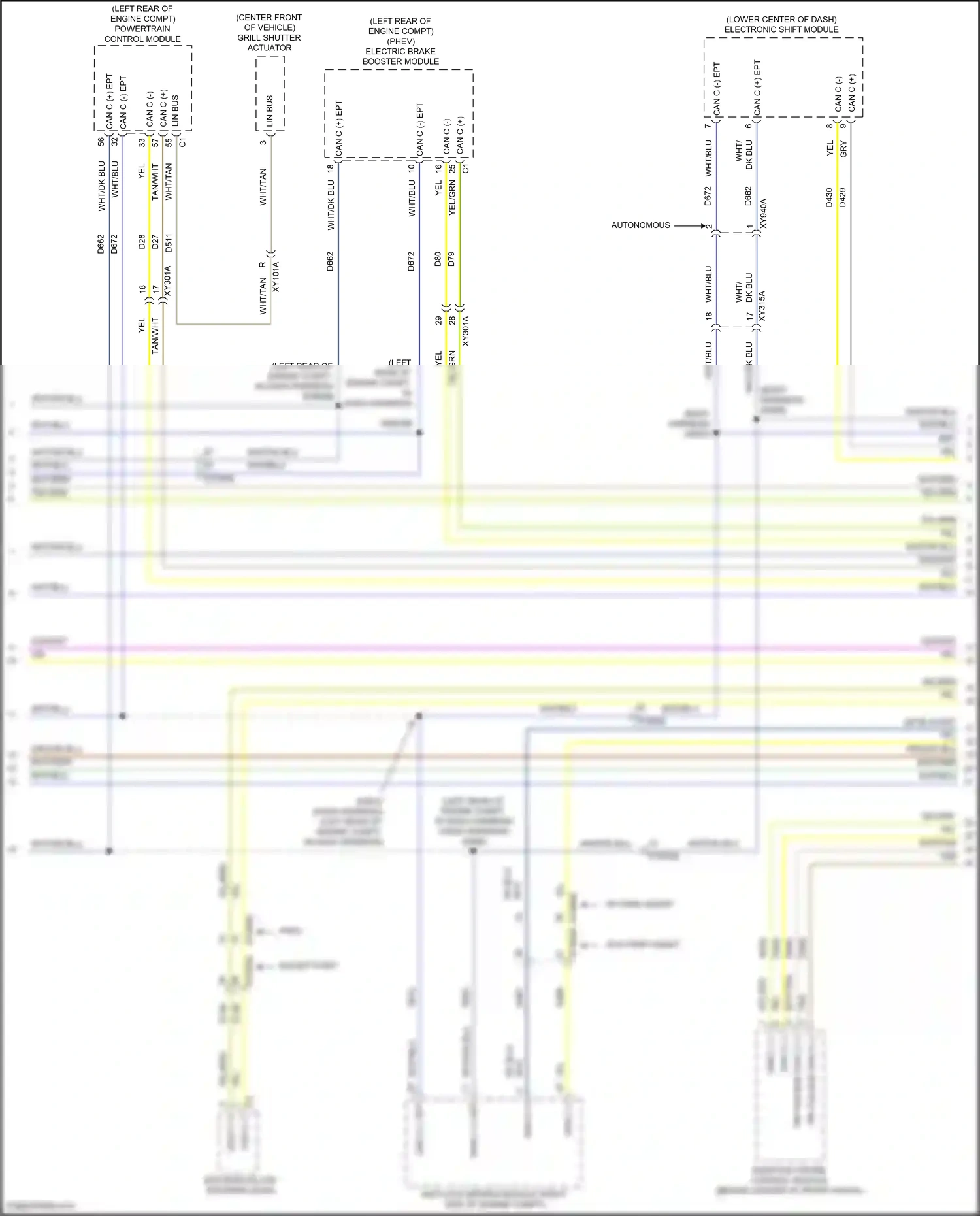 Chrysler Pacifica RU facelift (2020-2024) except phev wiring diagram  (4 of 22)