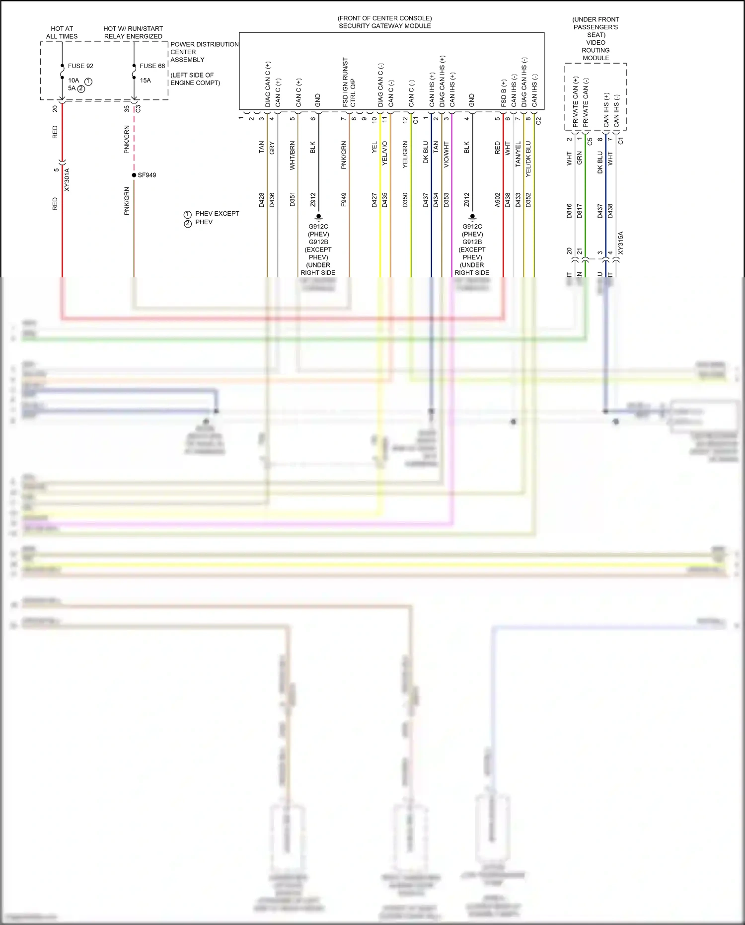 Chrysler Pacifica RU facelift (2020-2024) except phev wiring diagram  (3 of 22)
