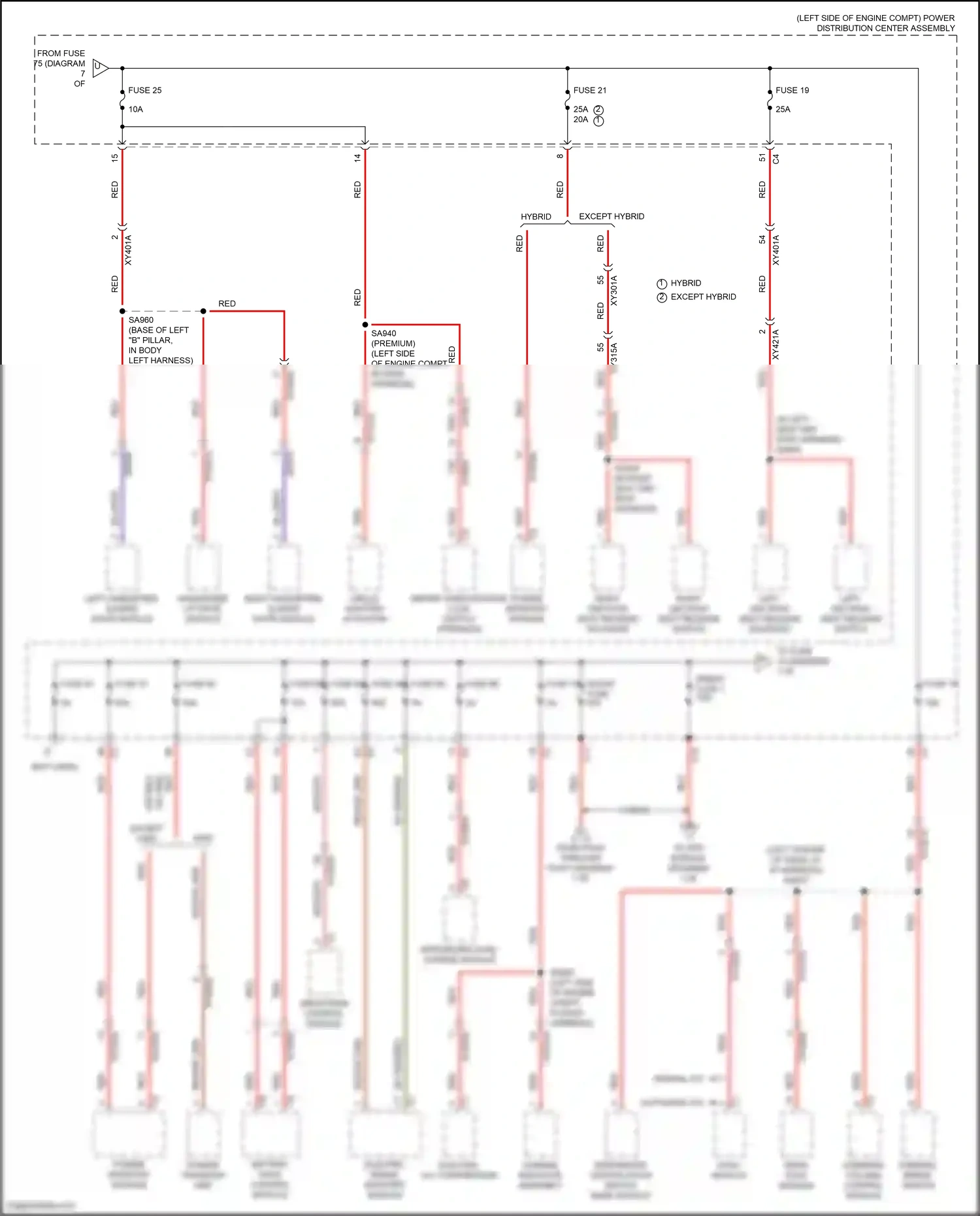 Chrysler Pacifica RU facelift (2020-2024) fuse 57 wiring diagram  (2 of 3)