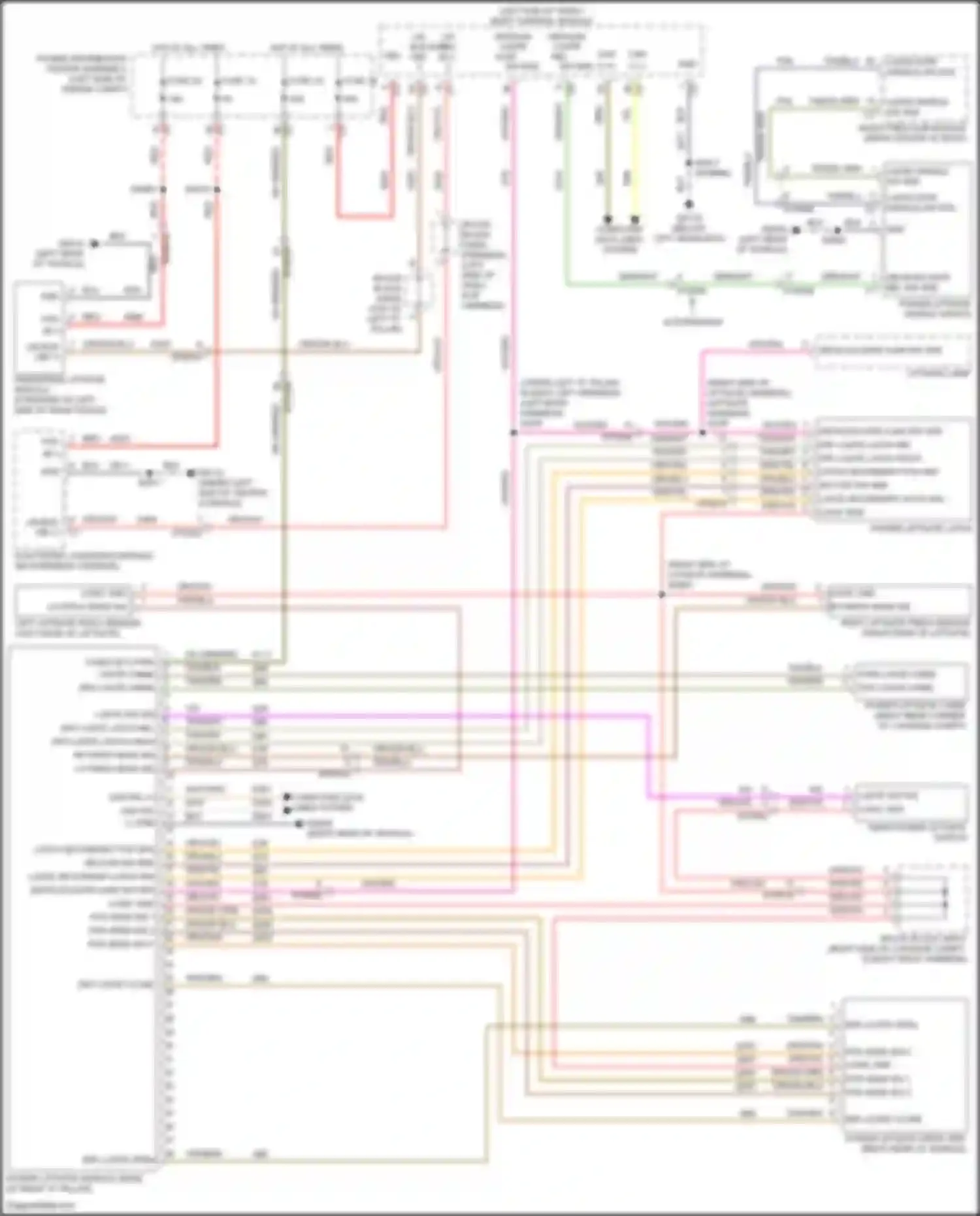 Wiring diagram fuse 75 for Chrysler Pacifica RU facelift (2020-2024) (6 of 6)