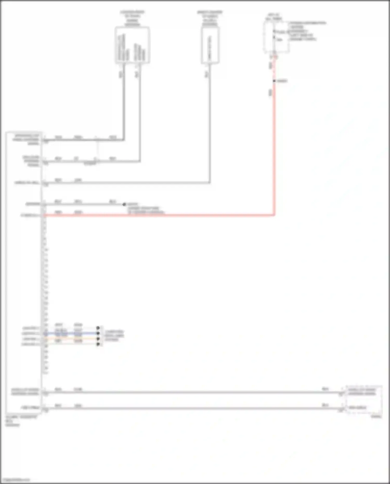 Wiring diagram global telematic box module for Chrysler Pacifica RU facelift (2020-2024) (2 of 2)