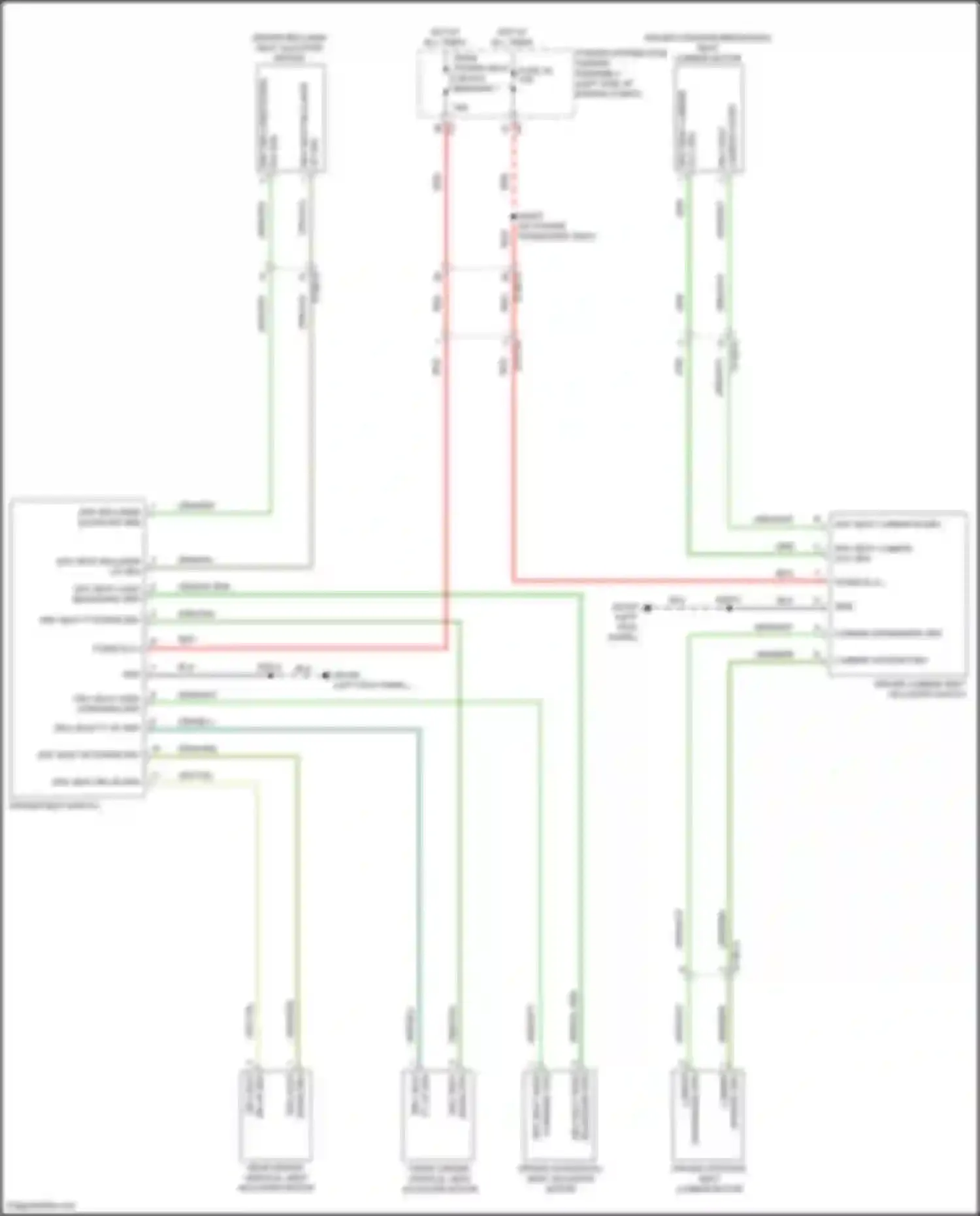 Wiring diagram grn/dk grn for Chrysler Pacifica RU facelift (2020-2024) (2 of 9)