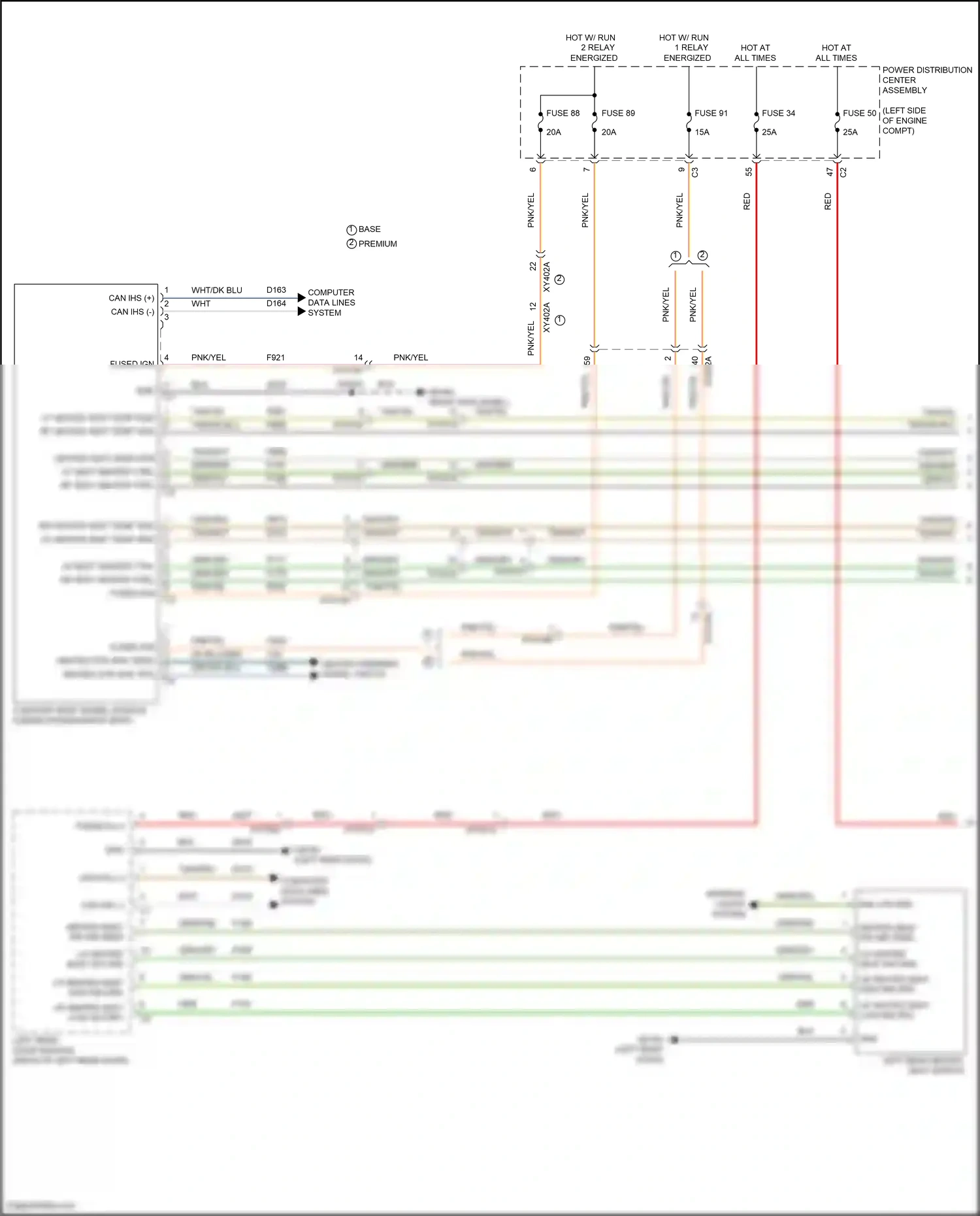 Chrysler Pacifica RU facelift (2020-2024) grn/yel wiring diagram  (1 of 33)