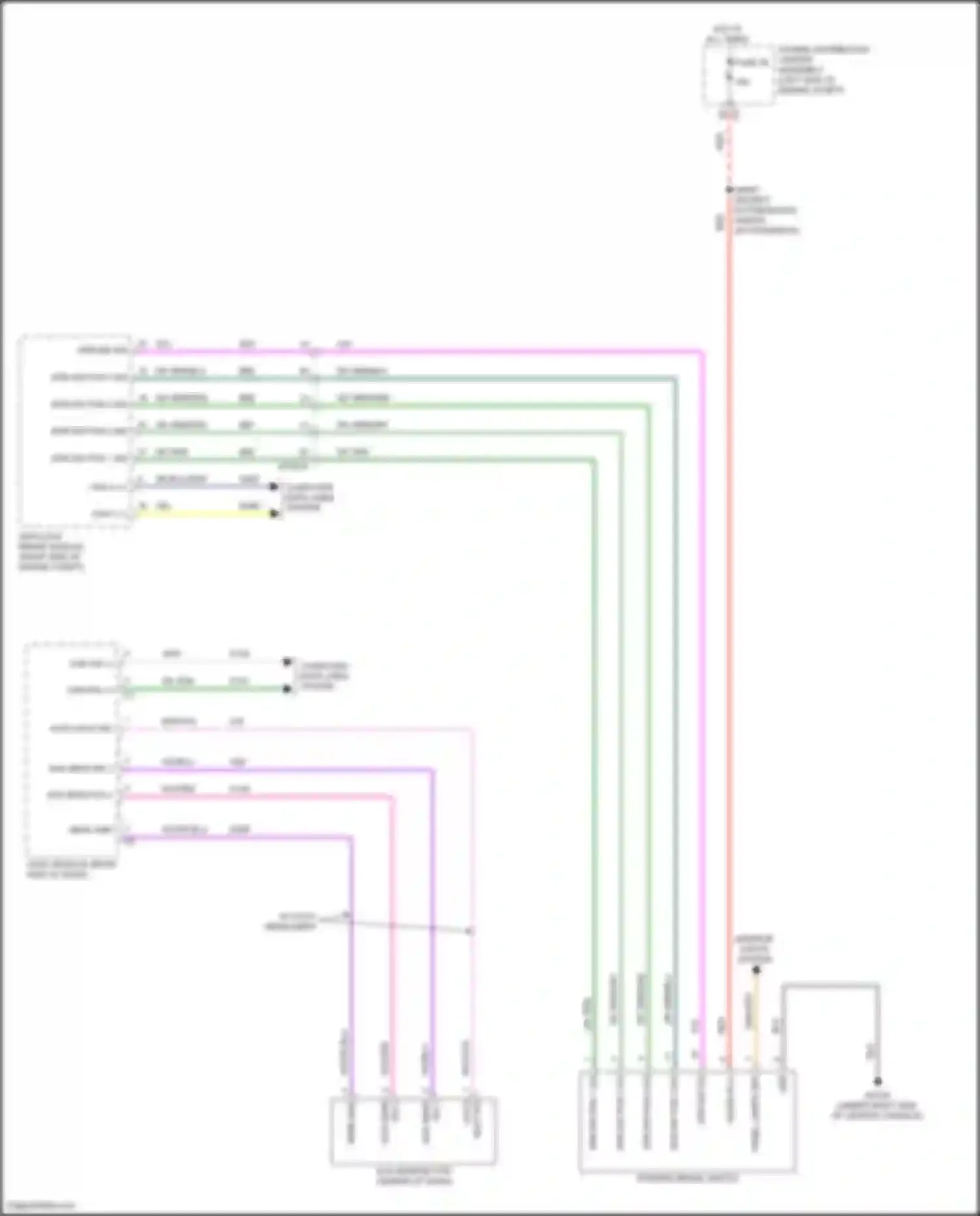 Wiring diagram hot at all times for Chrysler Pacifica RU facelift (2020-2024) (63 of 73)