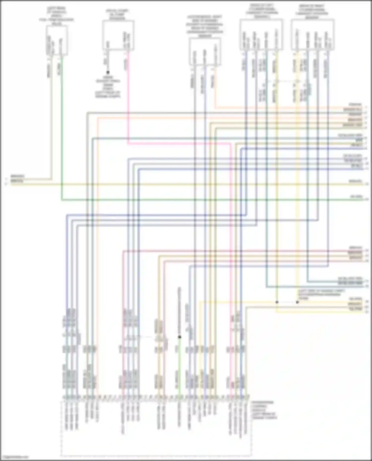 Wiring diagram injector ctrl 6 for Chrysler Pacifica RU facelift (2020-2024) (1 of 2)