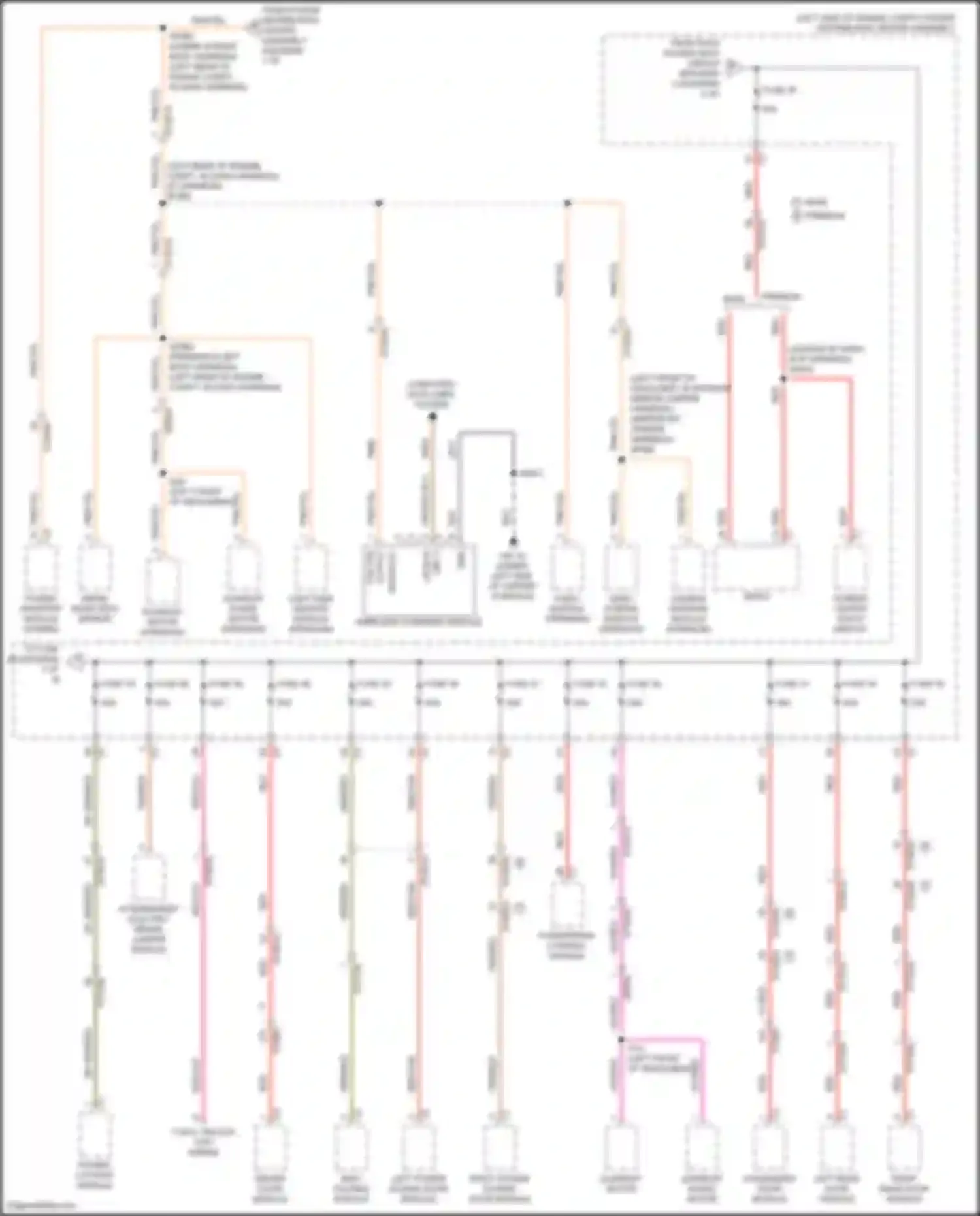 Wiring diagram light rain sensor module for Chrysler Pacifica RU facelift (2020-2024) (3 of 4)