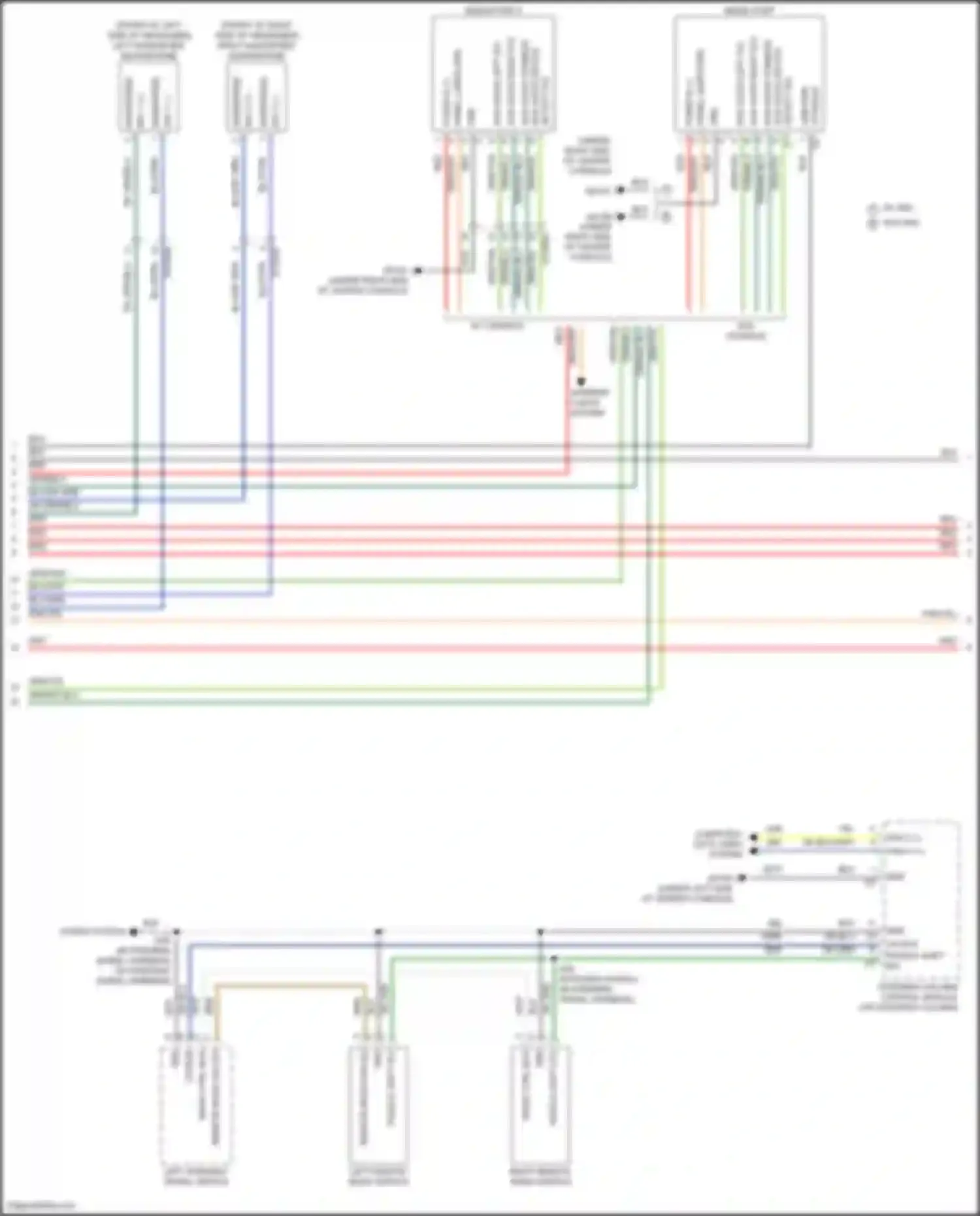 Wiring diagram lin bus paddle shift sig sw for Chrysler Pacifica RU facelift (2020-2024) (1 of 2)