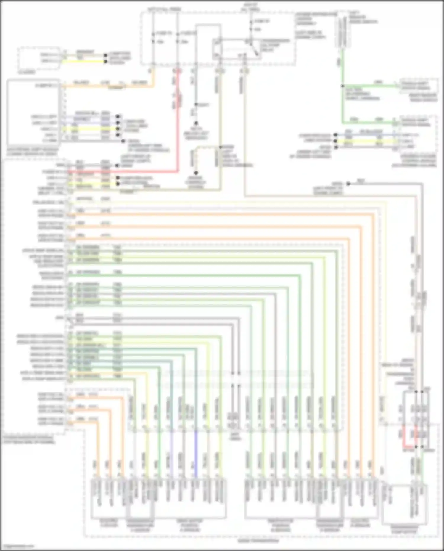 Wiring diagram mtr a temp sens sig for Chrysler Pacifica RU facelift (2020-2024) (1 of 2)
