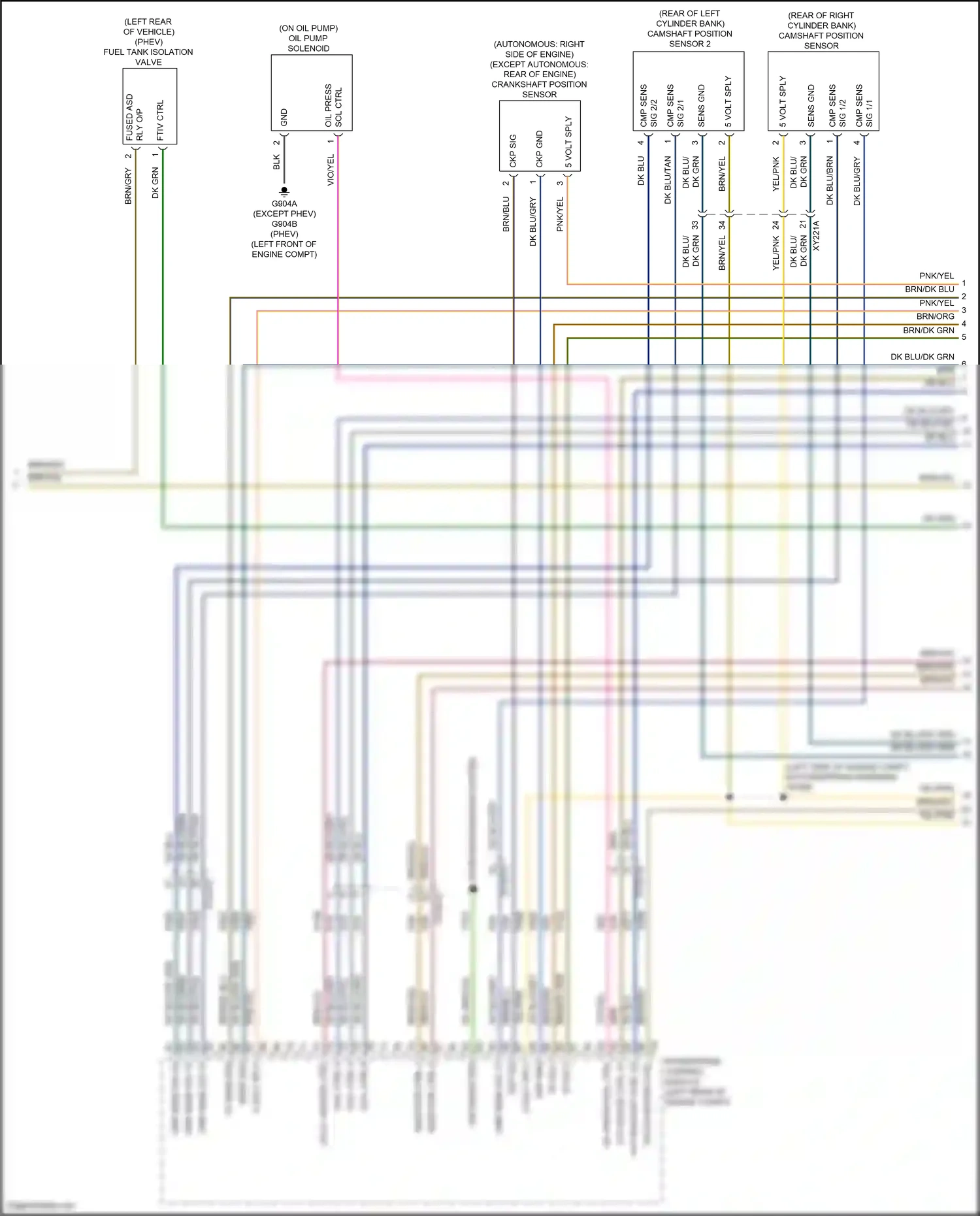 Chrysler Pacifica RU facelift (2020-2024) oil press sol ctrl wiring diagram  (1 of 2)