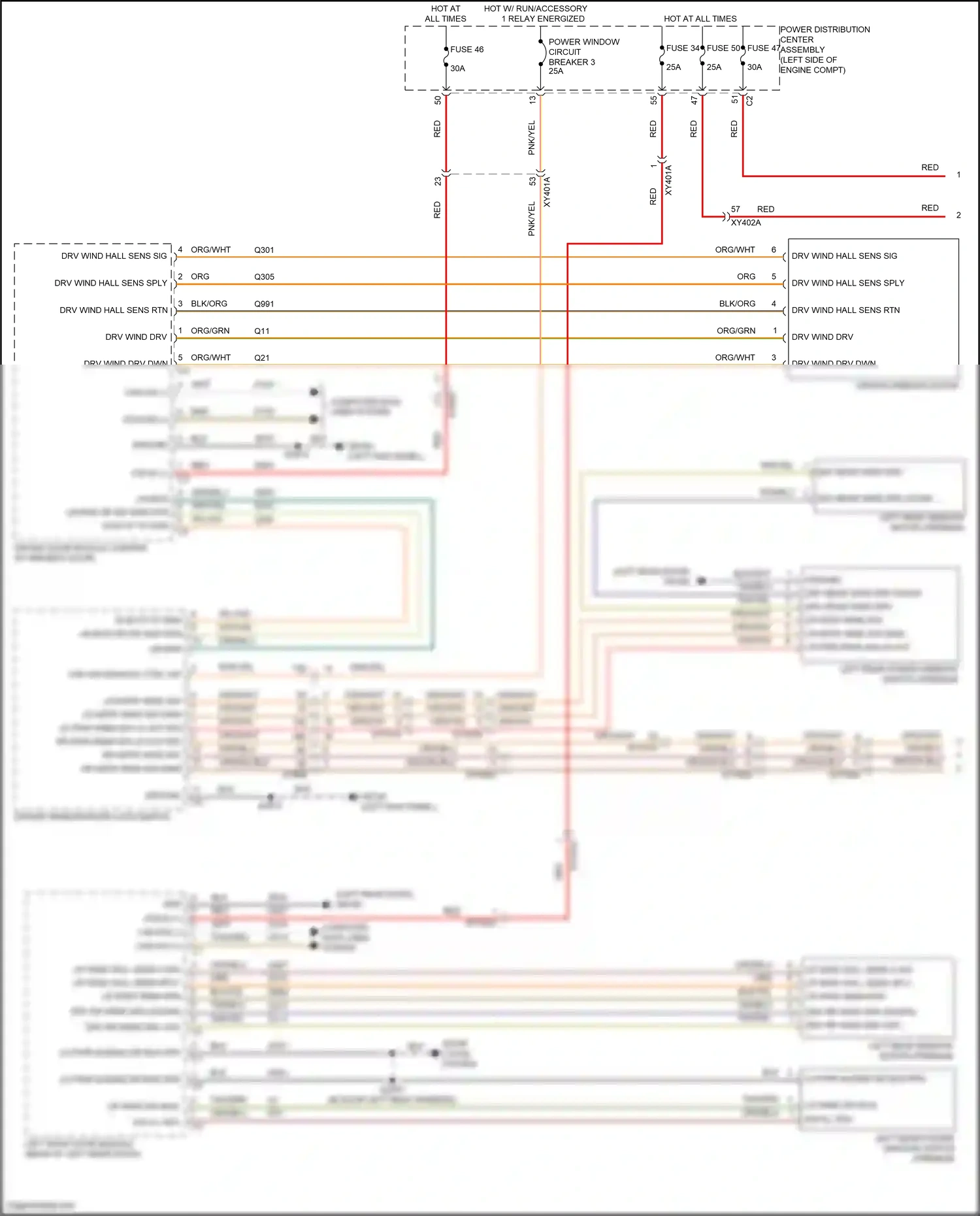 Chrysler Pacifica RU facelift (2020-2024) org/grn wiring diagram  (6 of 19)