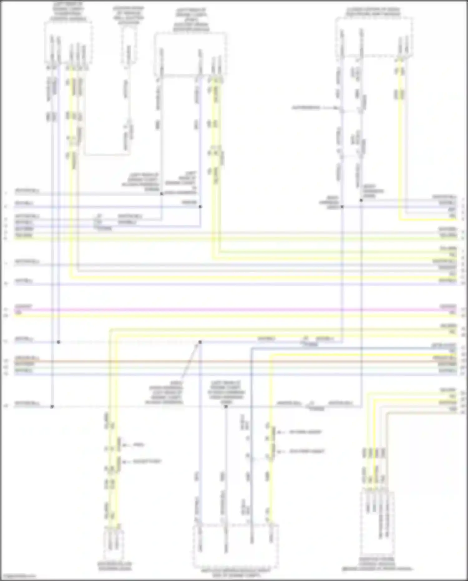Wiring diagram powertrain control module for Chrysler Pacifica RU facelift (2020-2024) (3 of 20)