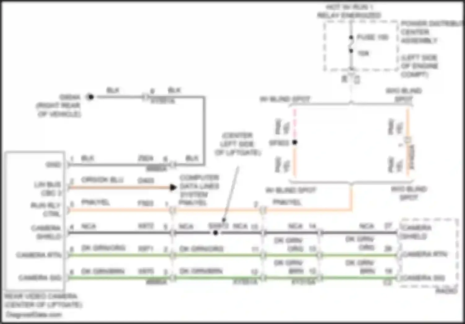 Wiring diagram run rly ctrl for Chrysler Pacifica RU facelift (2020-2024) (3 of 3)