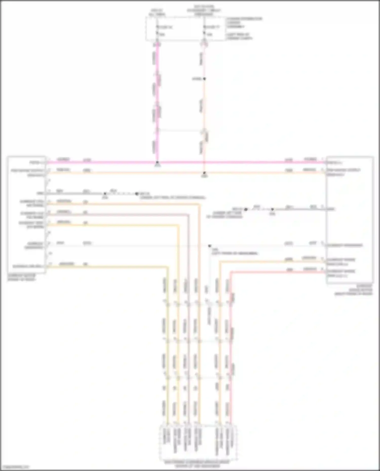 Wiring diagram sunroof shade for Chrysler Pacifica RU facelift (2020-2024) (1 of 1)