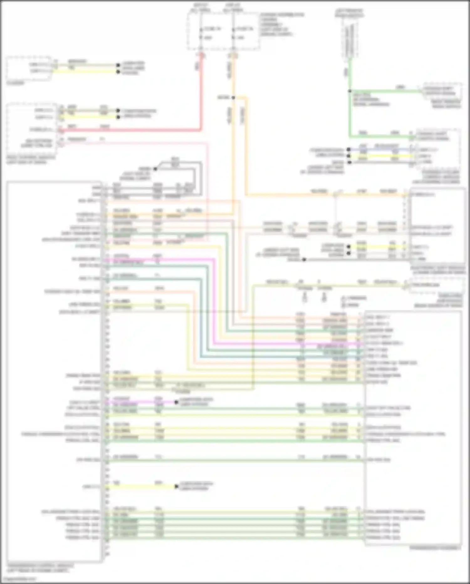 Wiring diagram torque conv oil temp sig for Chrysler Pacifica RU facelift (2020-2024) (1 of 1)