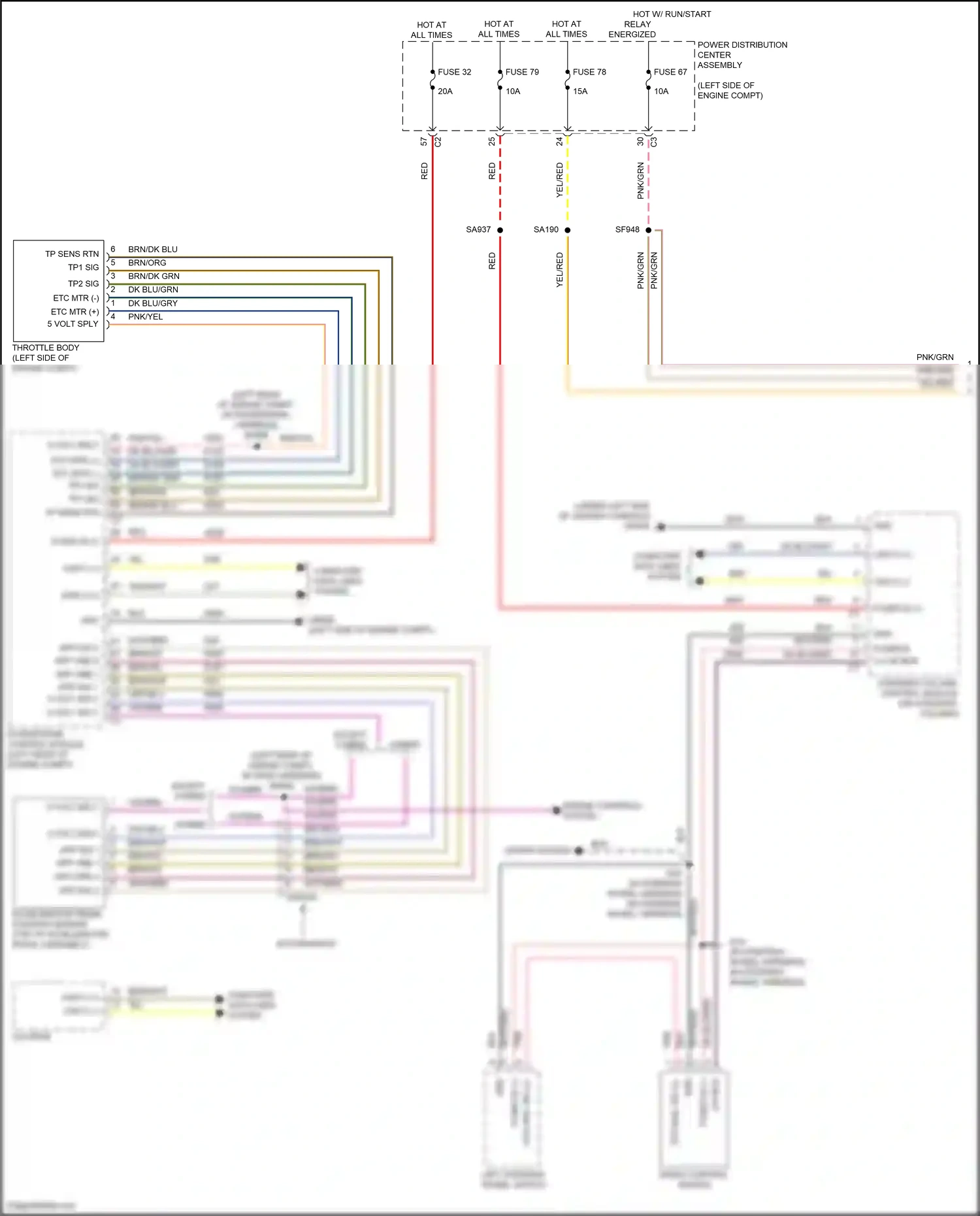 Chrysler Pacifica RU facelift (2020-2024) tp sens rtn wiring diagram  (1 of 5)