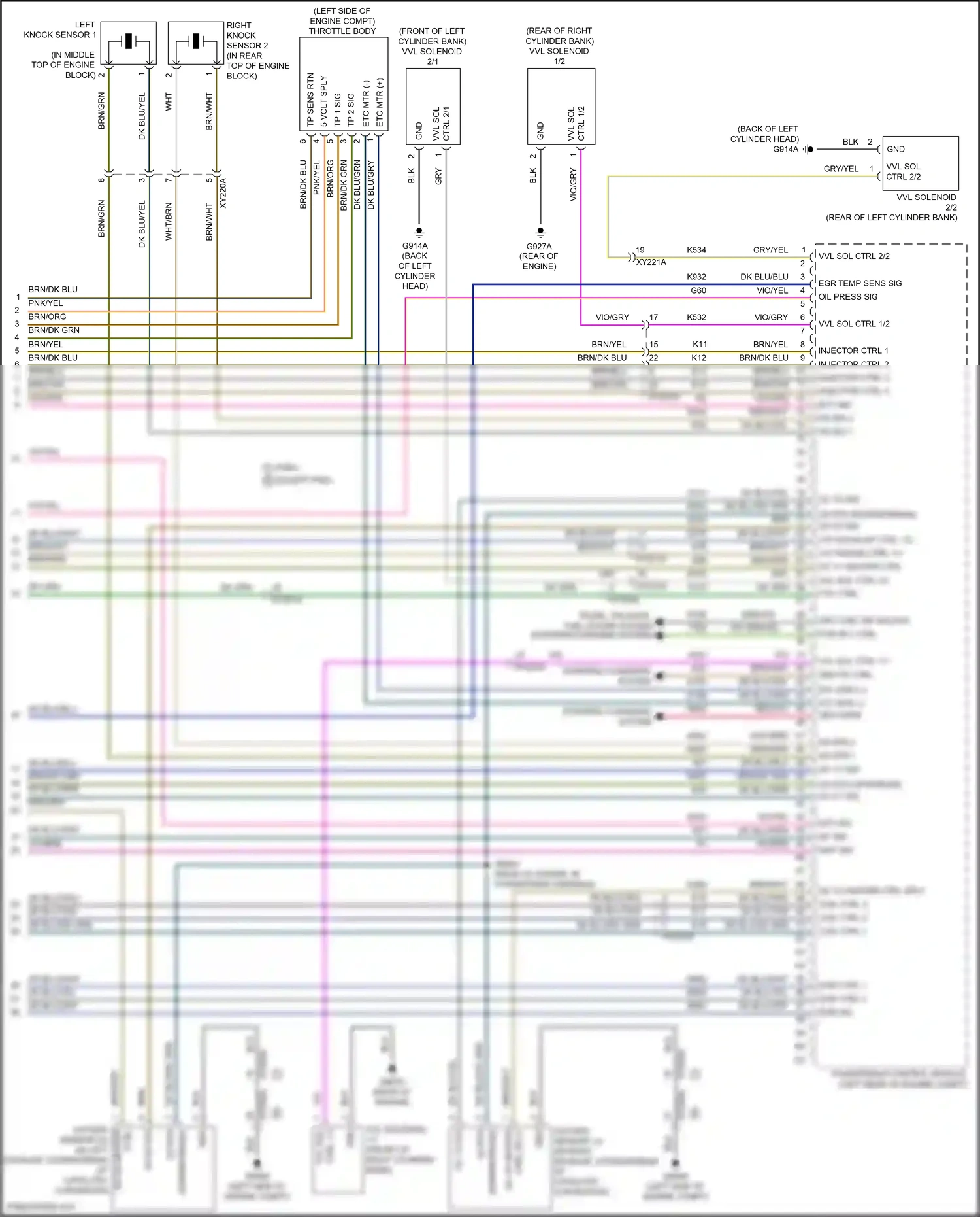 Chrysler Pacifica RU facelift (2020-2024) tp sens rtn wiring diagram  (3 of 5)