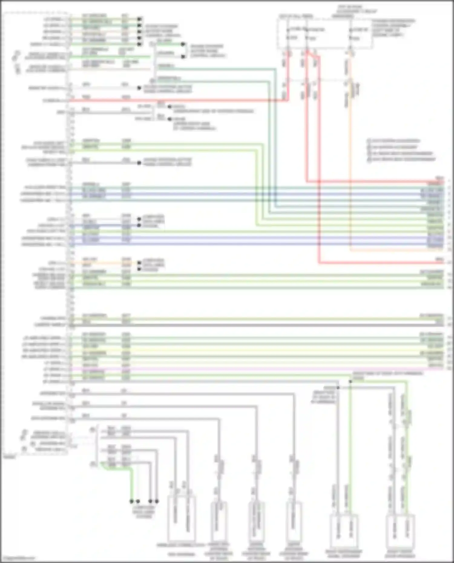 Wiring diagram w/ mopar accessory for Chrysler Pacifica RU facelift (2020-2024) (1 of 4)