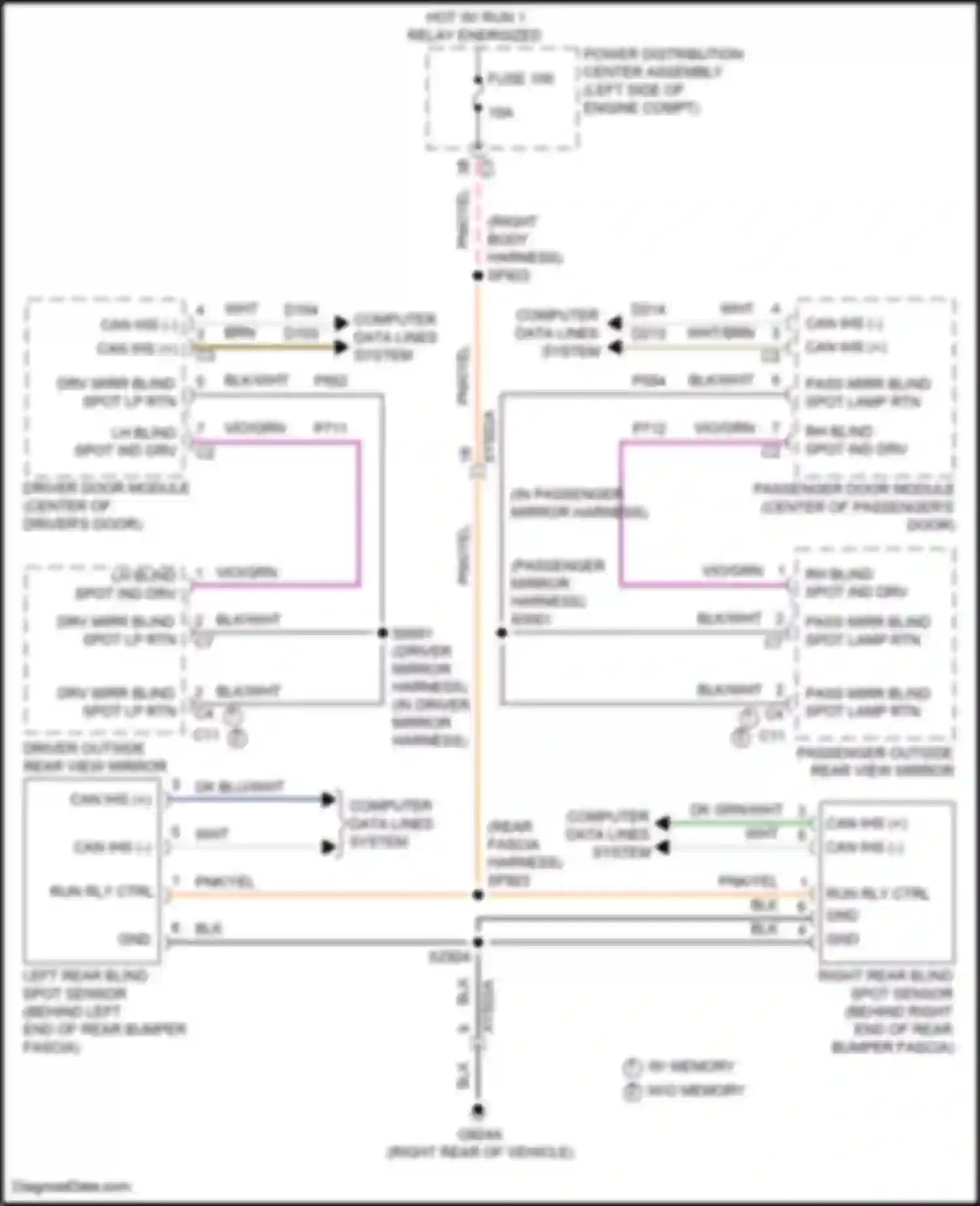Wiring diagram wht/brn for Chrysler Pacifica RU facelift (2020-2024) (21 of 33)