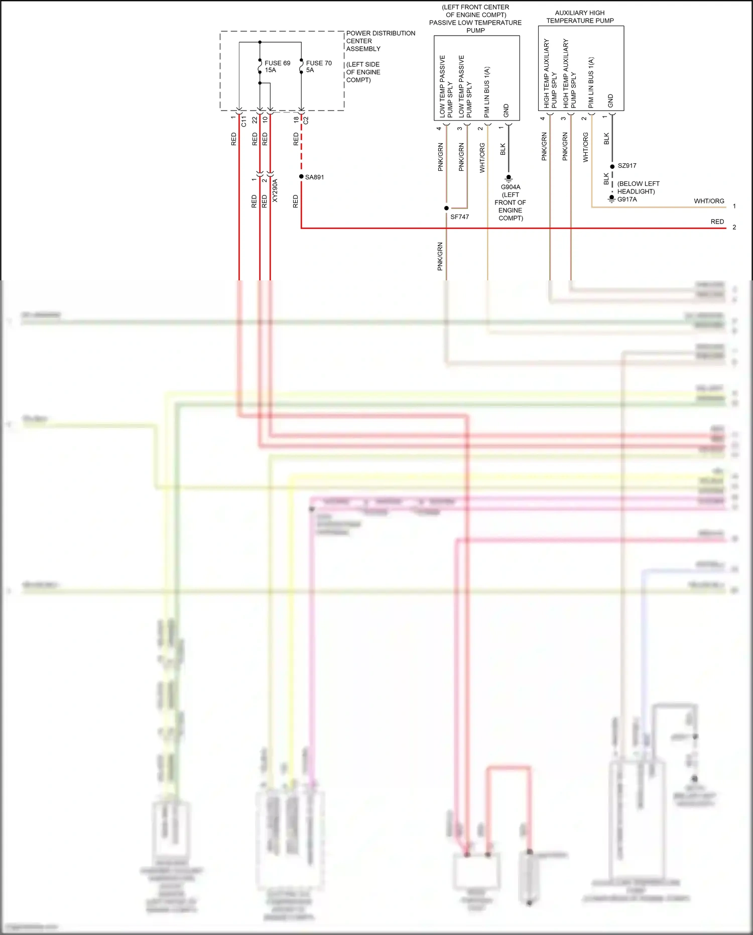 Chrysler Pacifica RU facelift (2020-2024) yel/dk blu wiring diagram  (15 of 21)