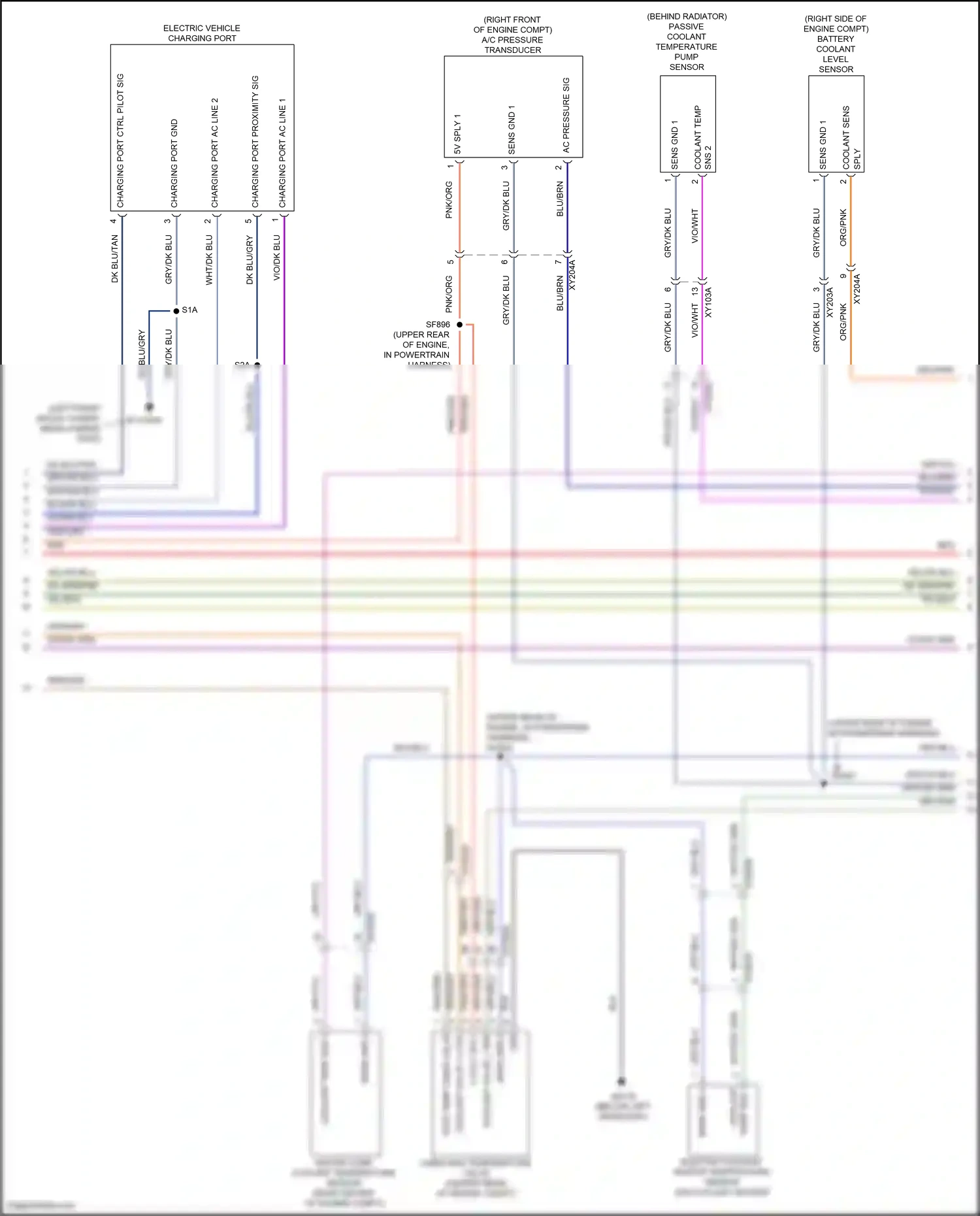 Chrysler Pacifica RU facelift (2020-2024) yel/dk blu wiring diagram  (19 of 21)